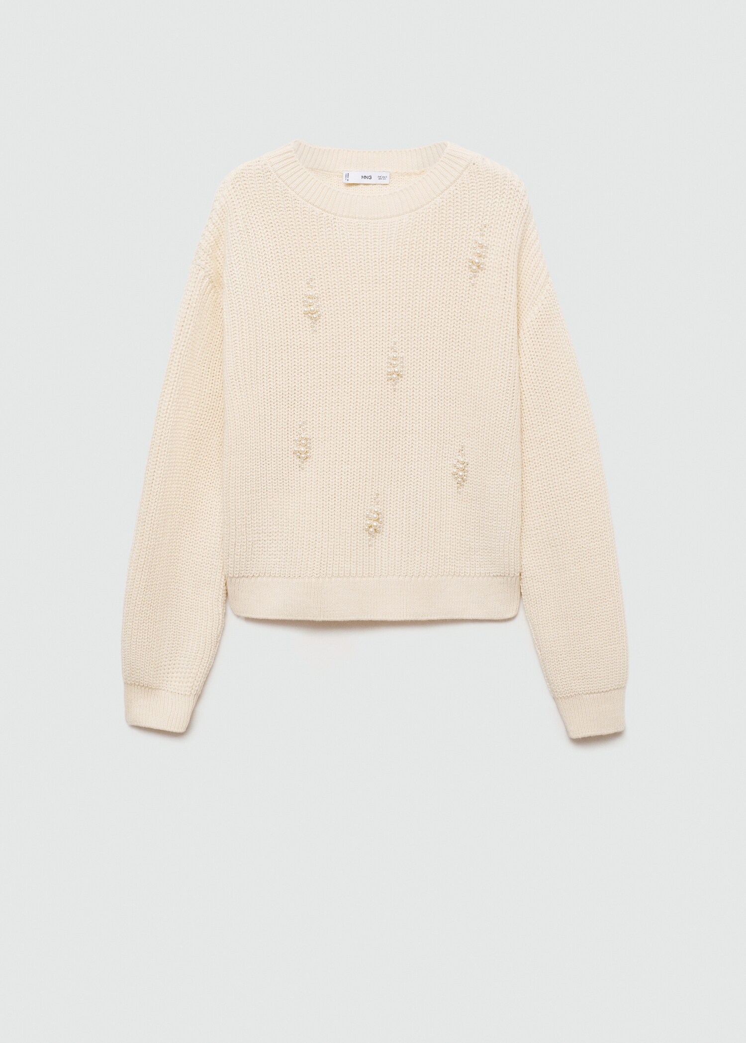 Pearl chunky-knit sweater - Article without model