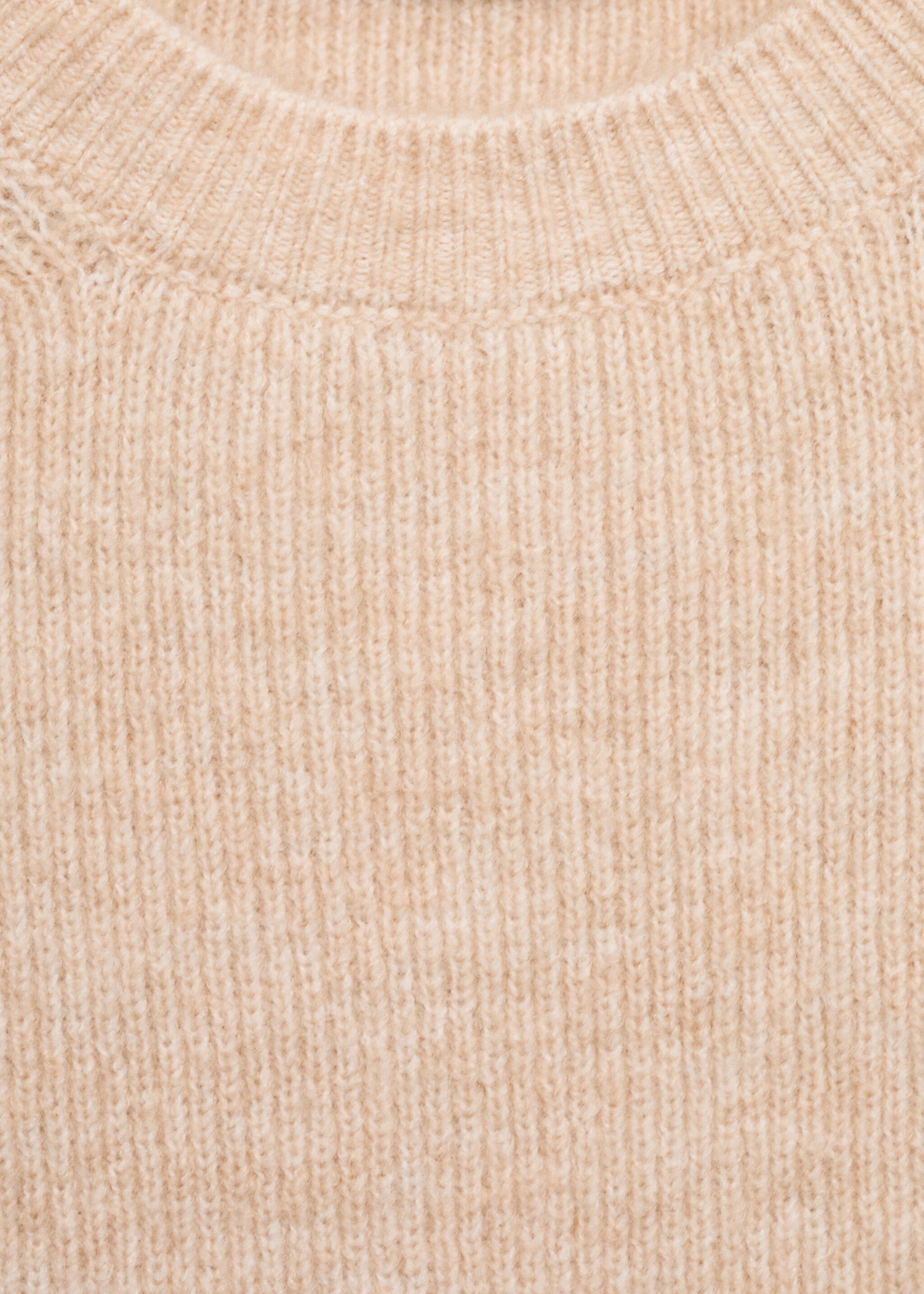 Sweter z krótkim rękawem - Szczegóły artykułu 8, Kremowy / écru. Ref: 77005677-00.
