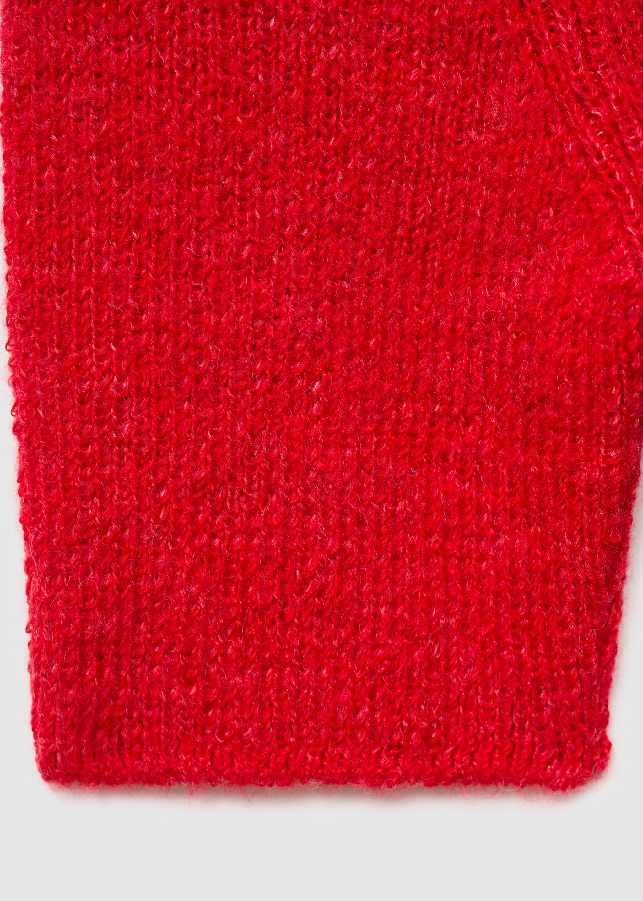 Sweter z krótkim rękawem - Szczegóły artykułu 0, Czerwony. Ref: 77005677-00.