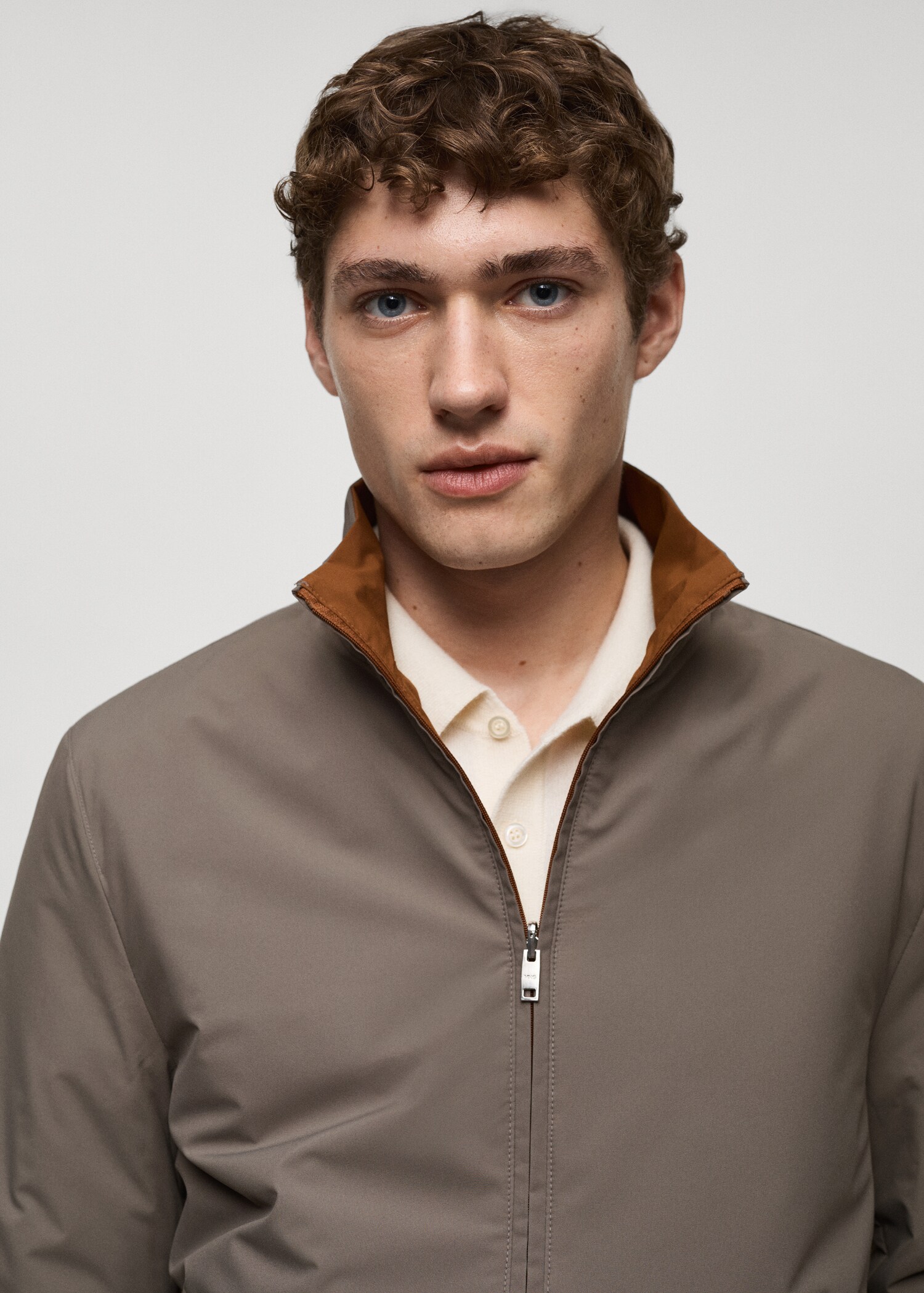 Reversible quilted water-repellent reversible jacket - Détail de l'article 1