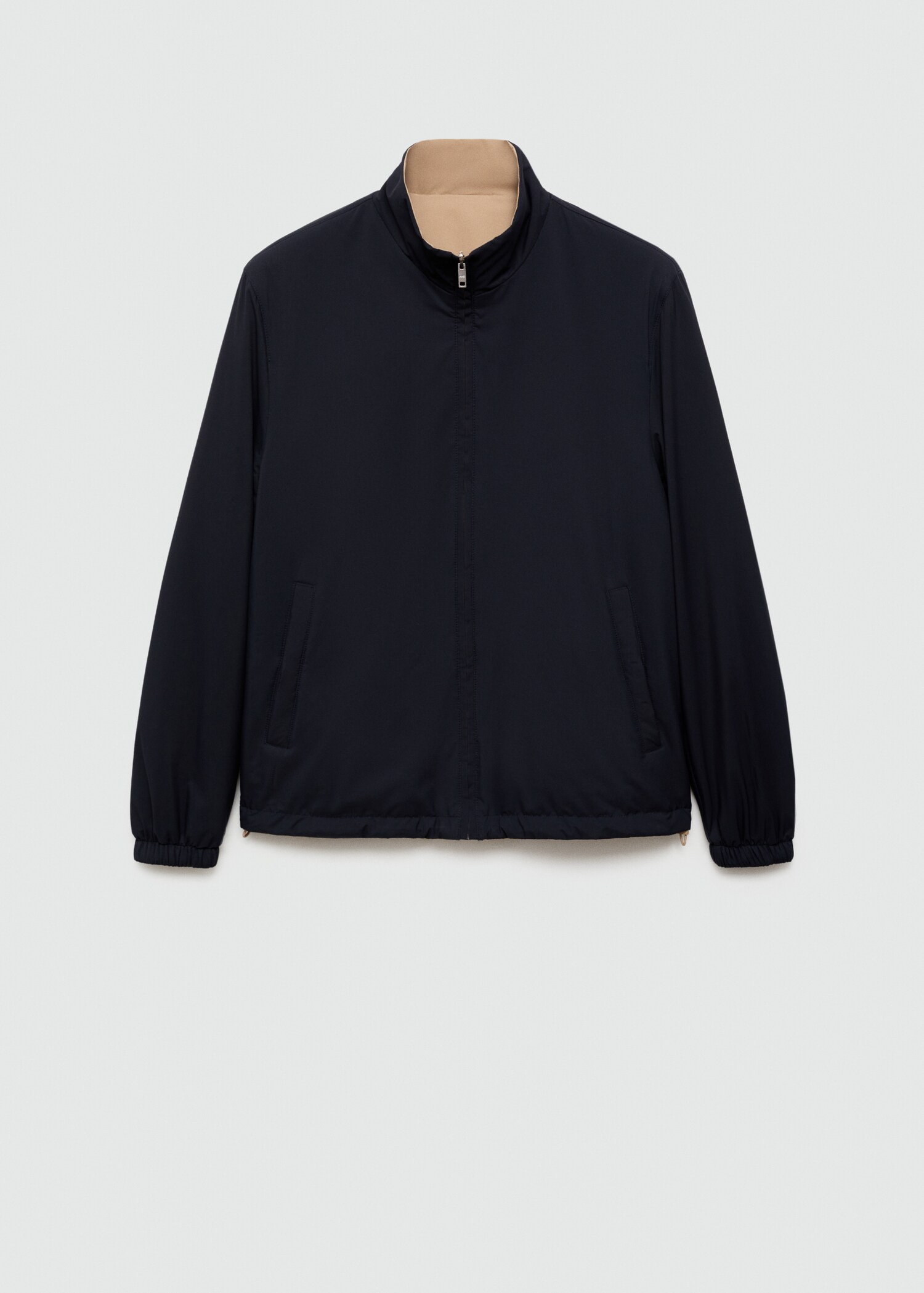 Reversible quilted water-repellent reversible jacket - Article sans modèle
