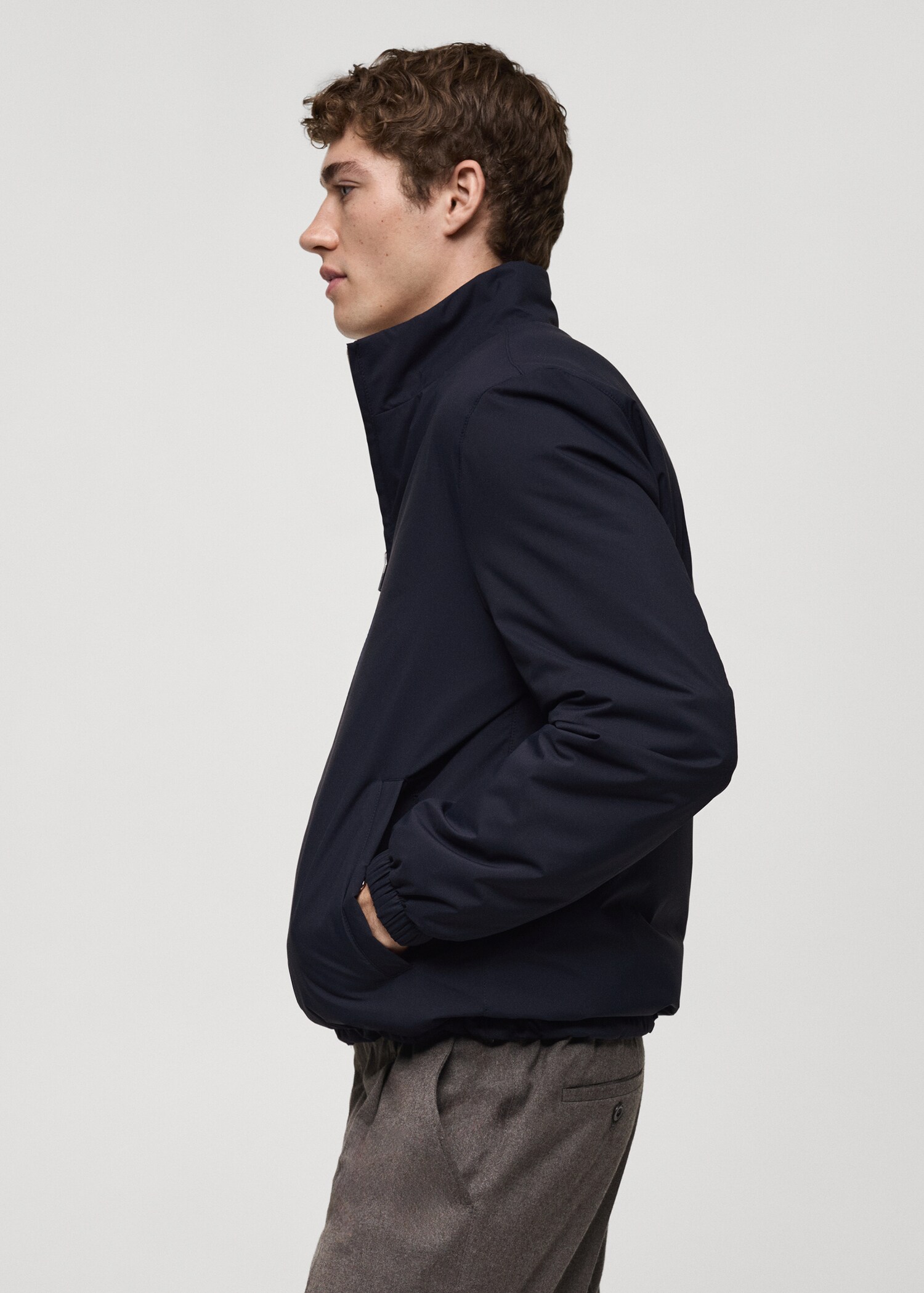 Reversible quilted water-repellent reversible jacket - Détail de l'article 2
