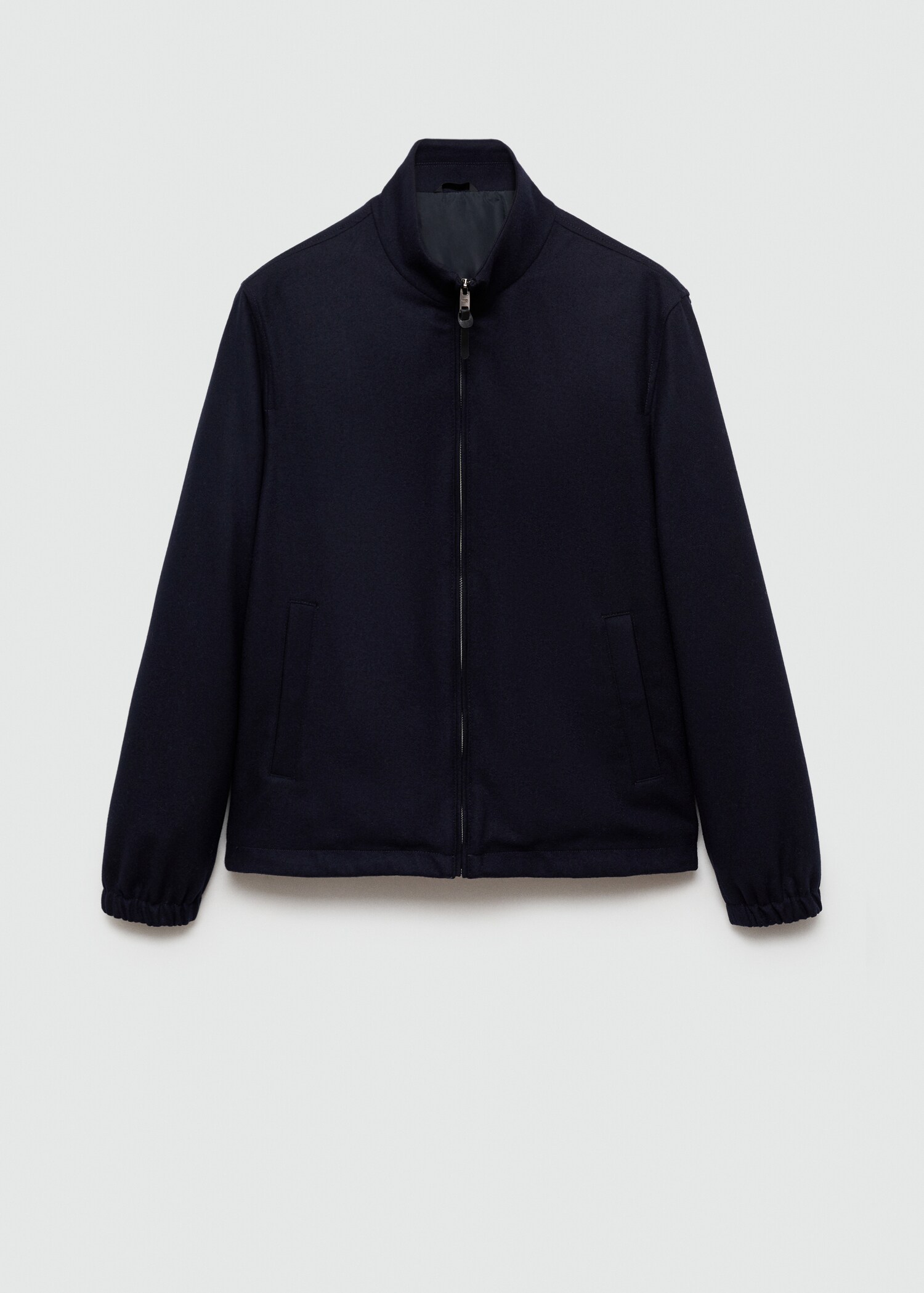 Regular-fit wool jacket - Article without model