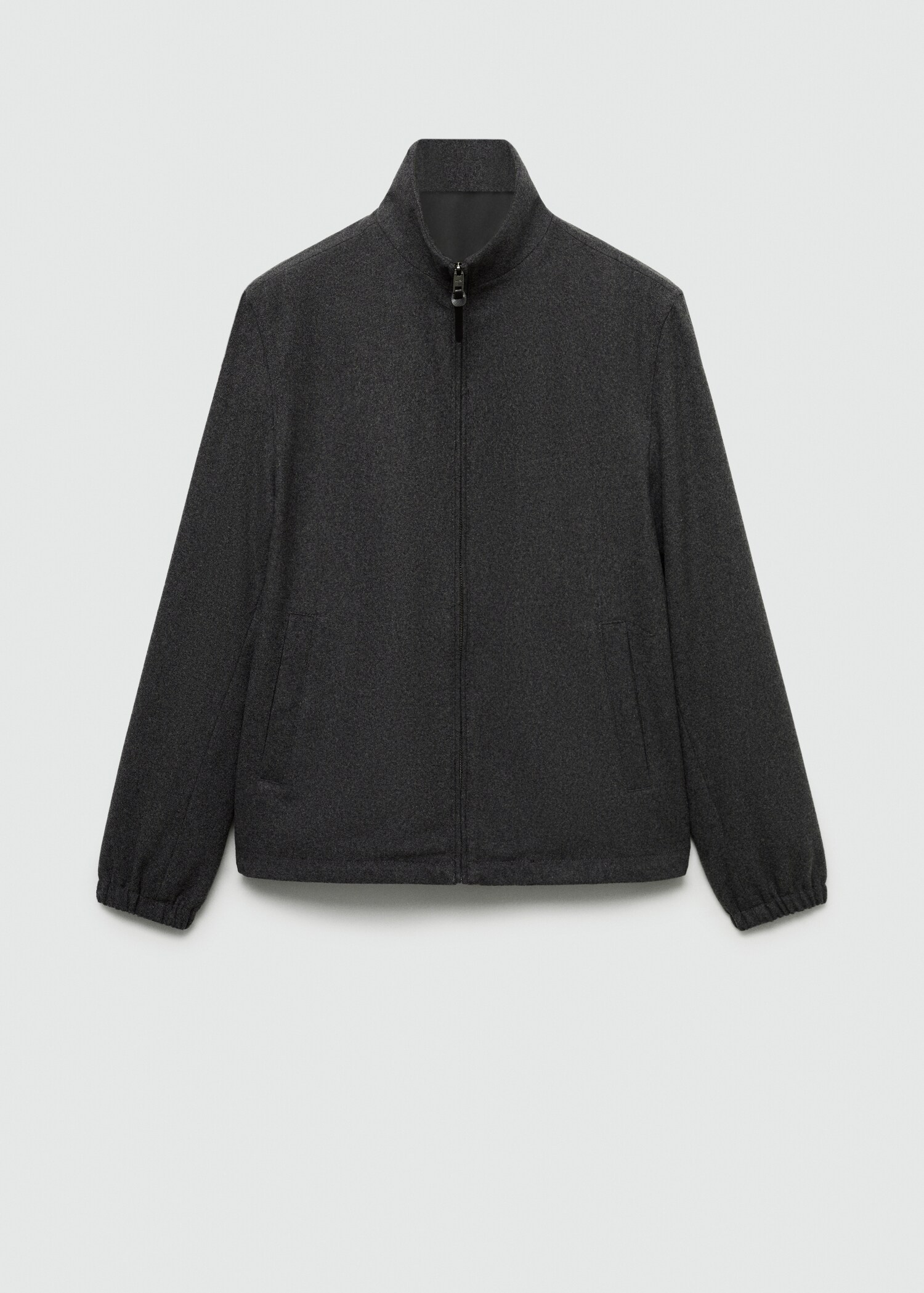 Regular-fit wool jacket - Article without model