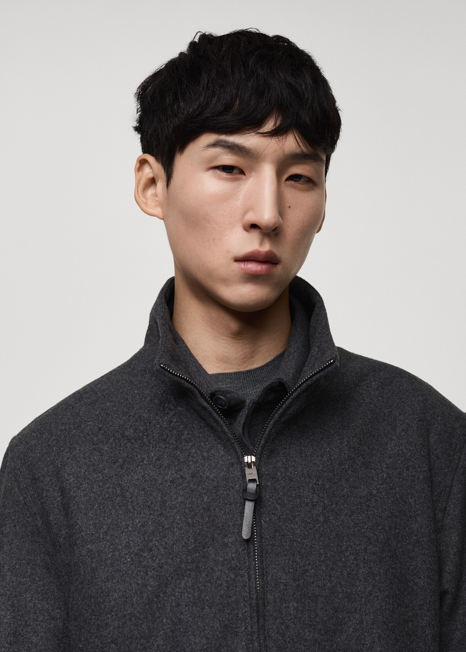 Regular-fit wool jacket - Details of the article 1