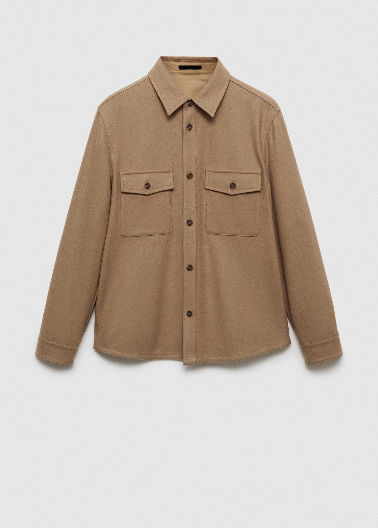 Woll-Overshirt mit Taschen - Artikel ohne Model