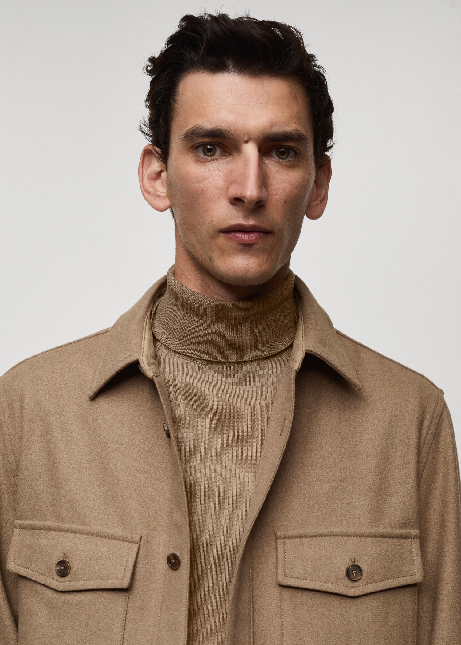 Woll-Overshirt mit Taschen - Detail des Artikels 1