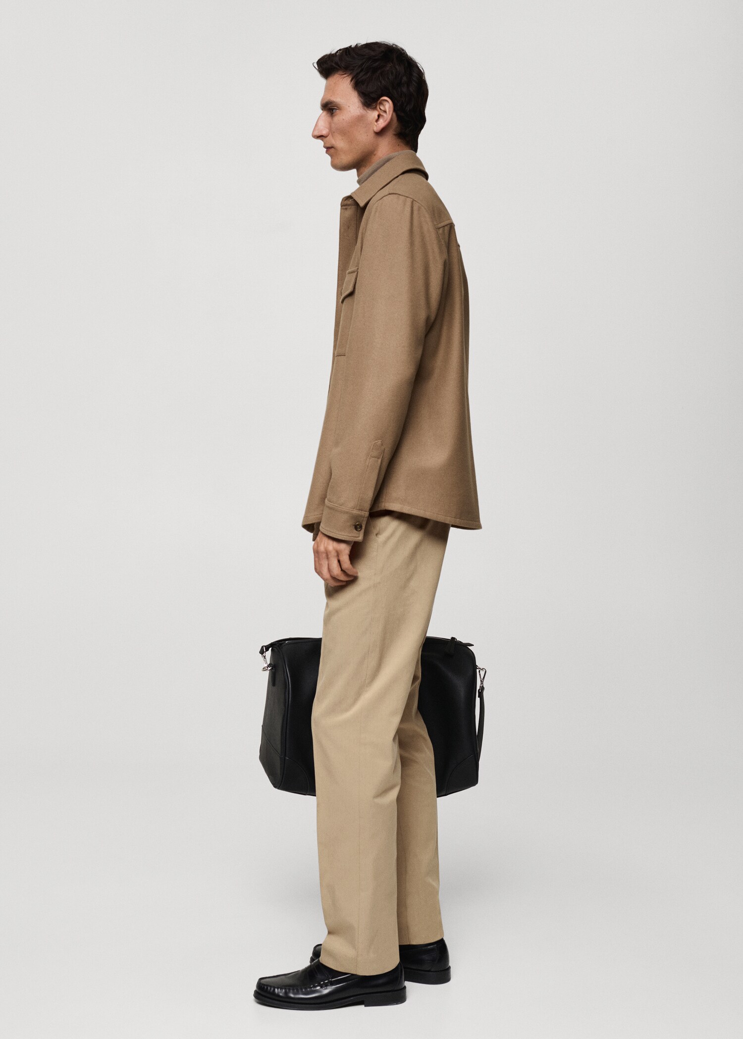 Woll-Overshirt mit Taschen - Detail des Artikels 6