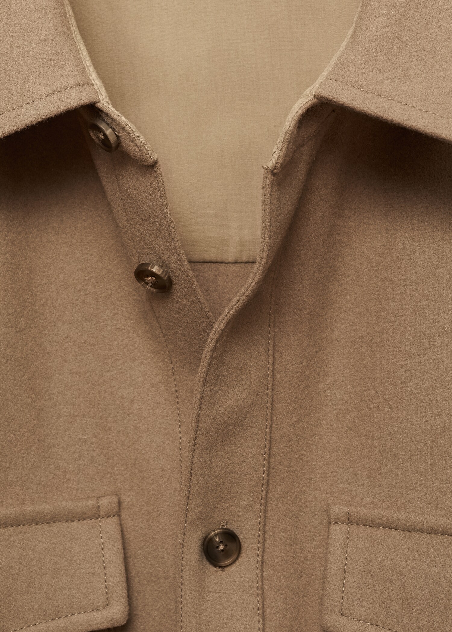 Woll-Overshirt mit Taschen - Detail des Artikels 8