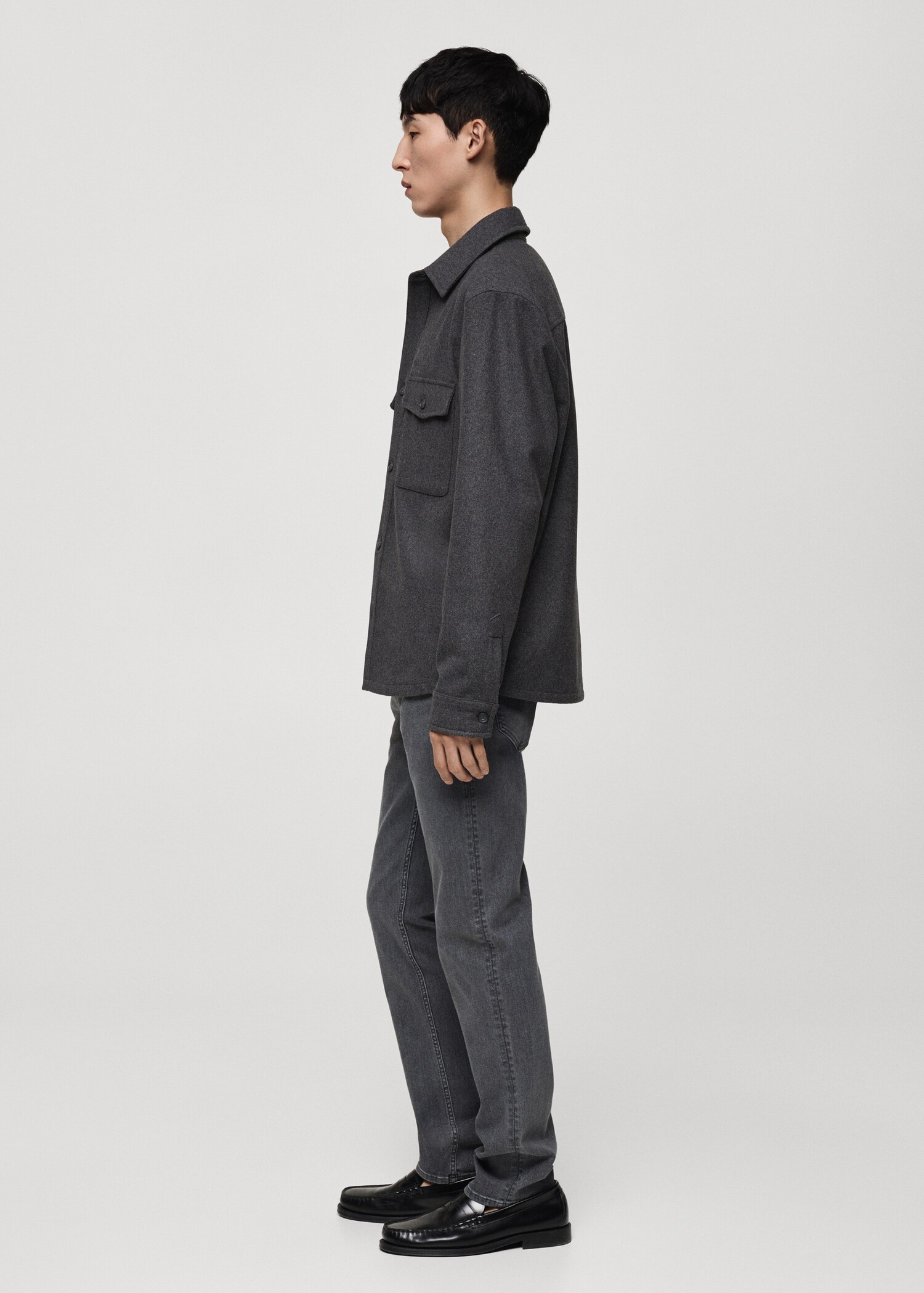 Woll-Overshirt mit Taschen - Detail des Artikels 2