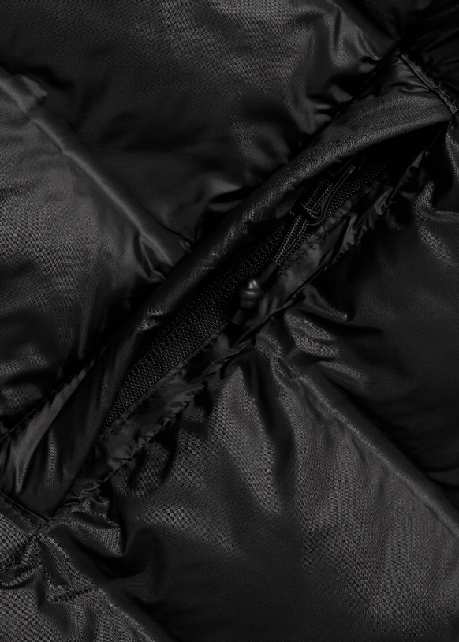 Side-zip quilted coat - Details of the article 0