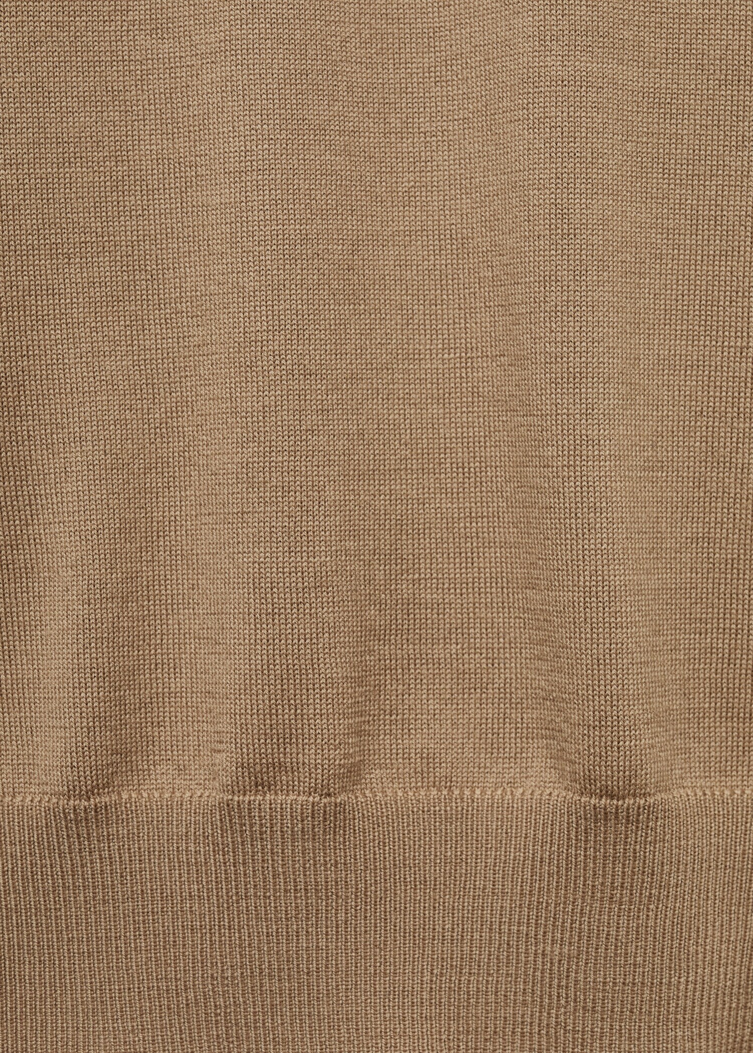 Pull-over 100 % laine mérinos col zippé - Détail de l'article 0