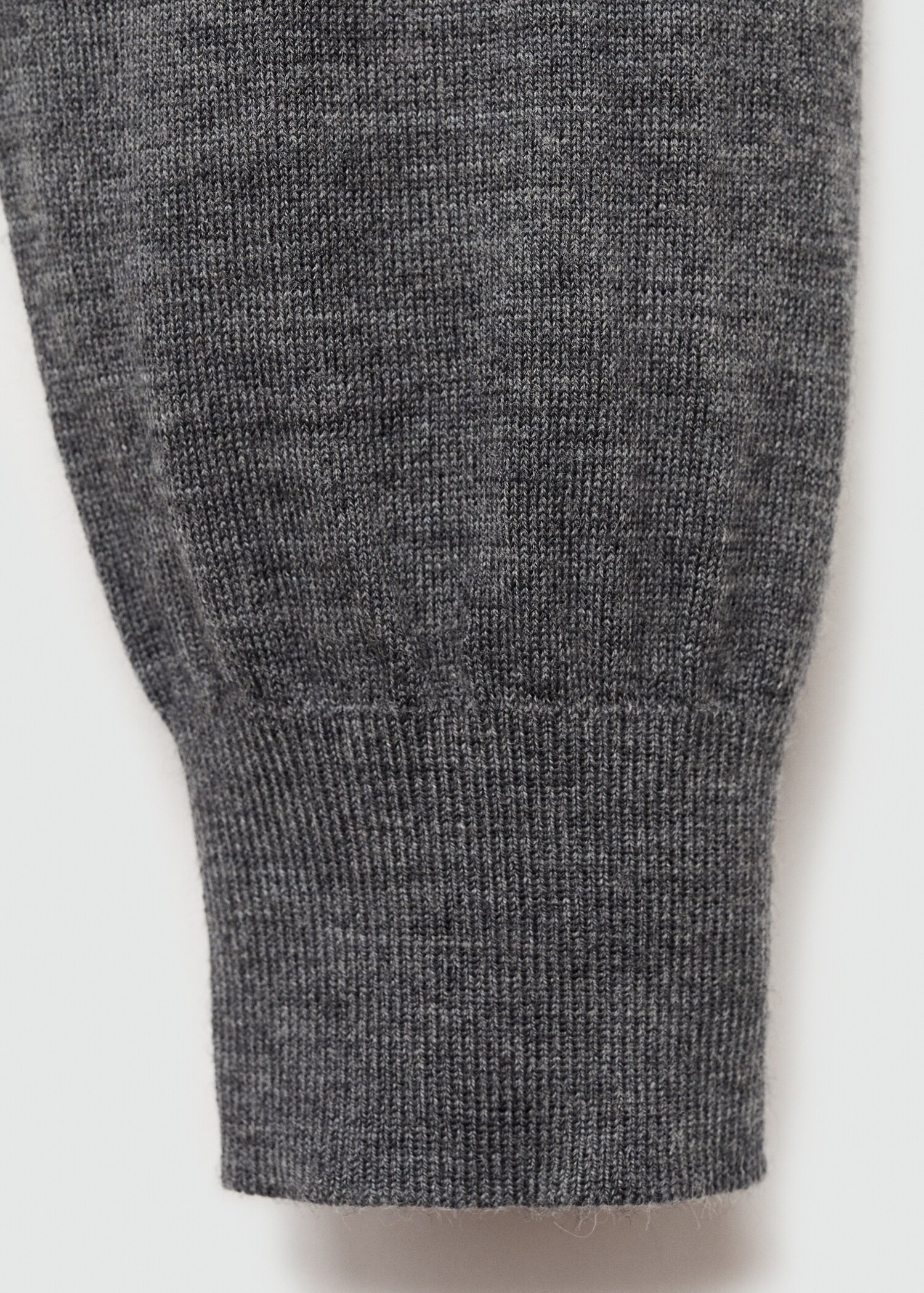 Pull-over 100 % laine mérinos col zippé - Détail de l'article 0
