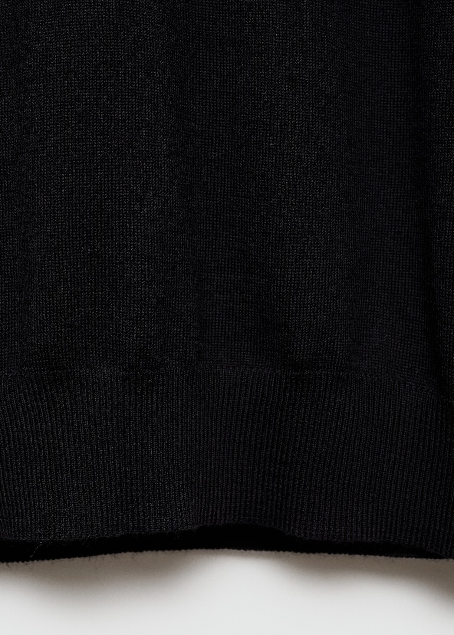 Pull-over 100 % laine mérinos col zippé - Détail de l'article 0