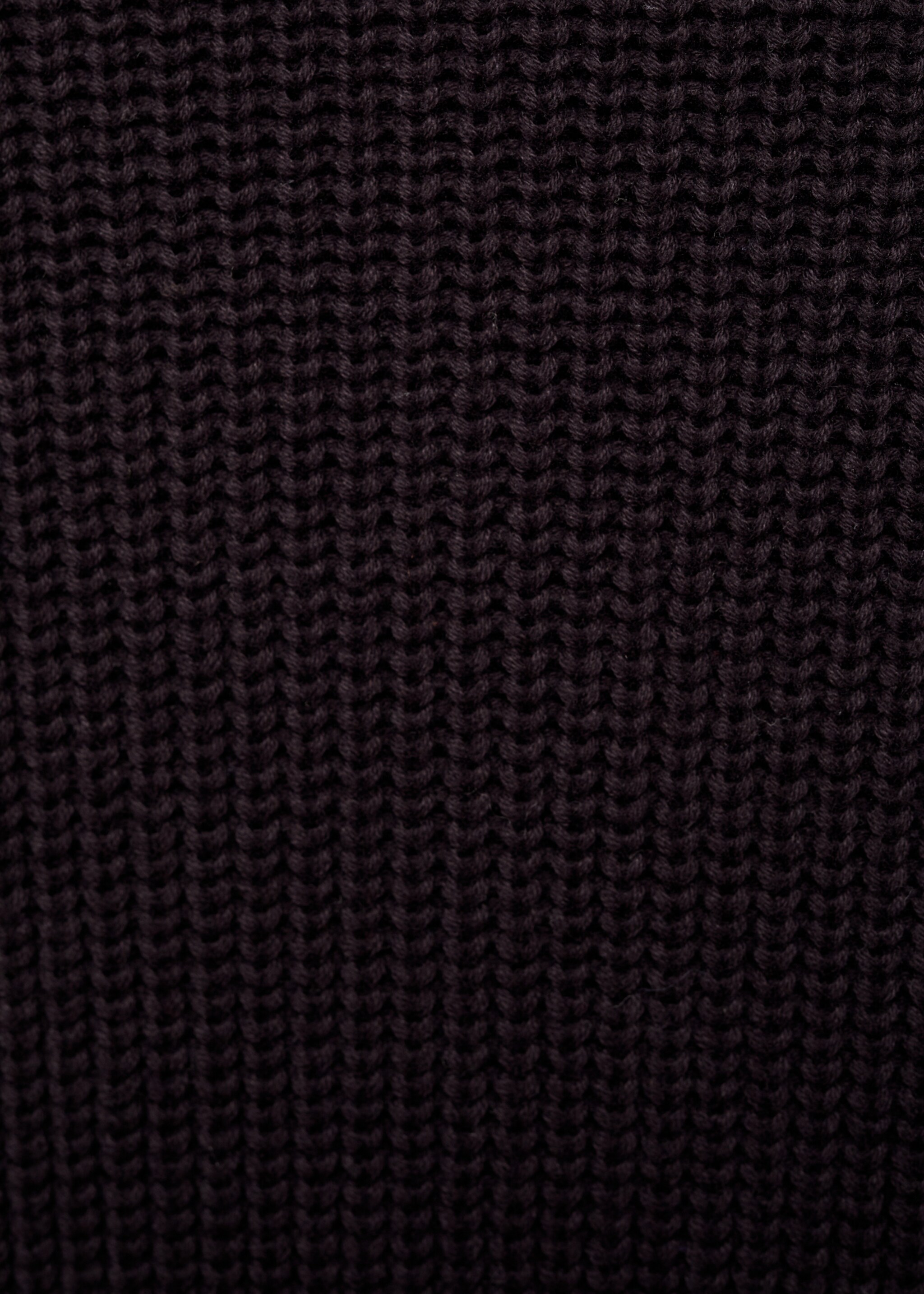 Ribbed cotton knitted sweater - Details of the article 0, Purple. Ref: 77005981-00.