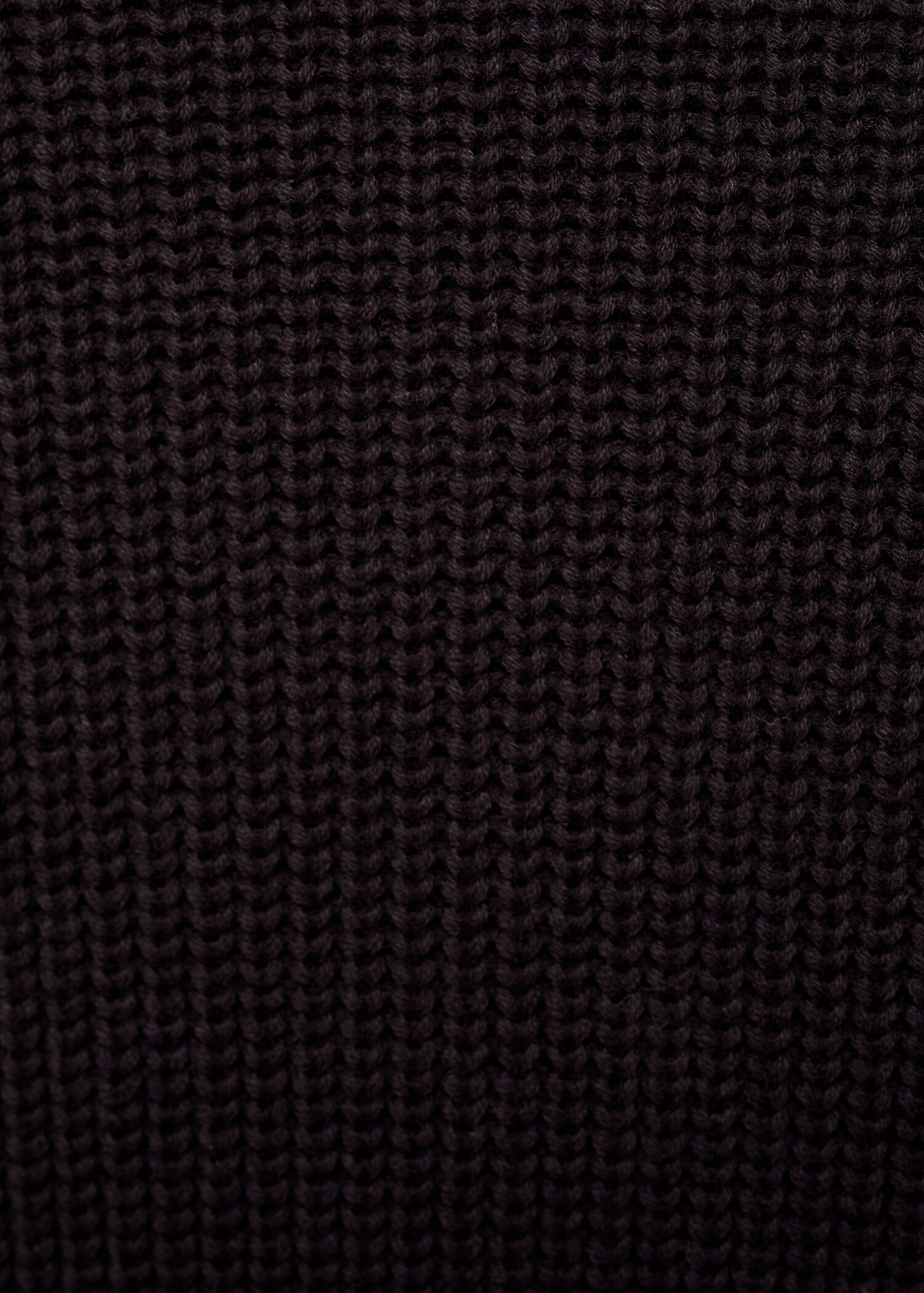 Ribbed cotton knitted sweater - Details of the article 0