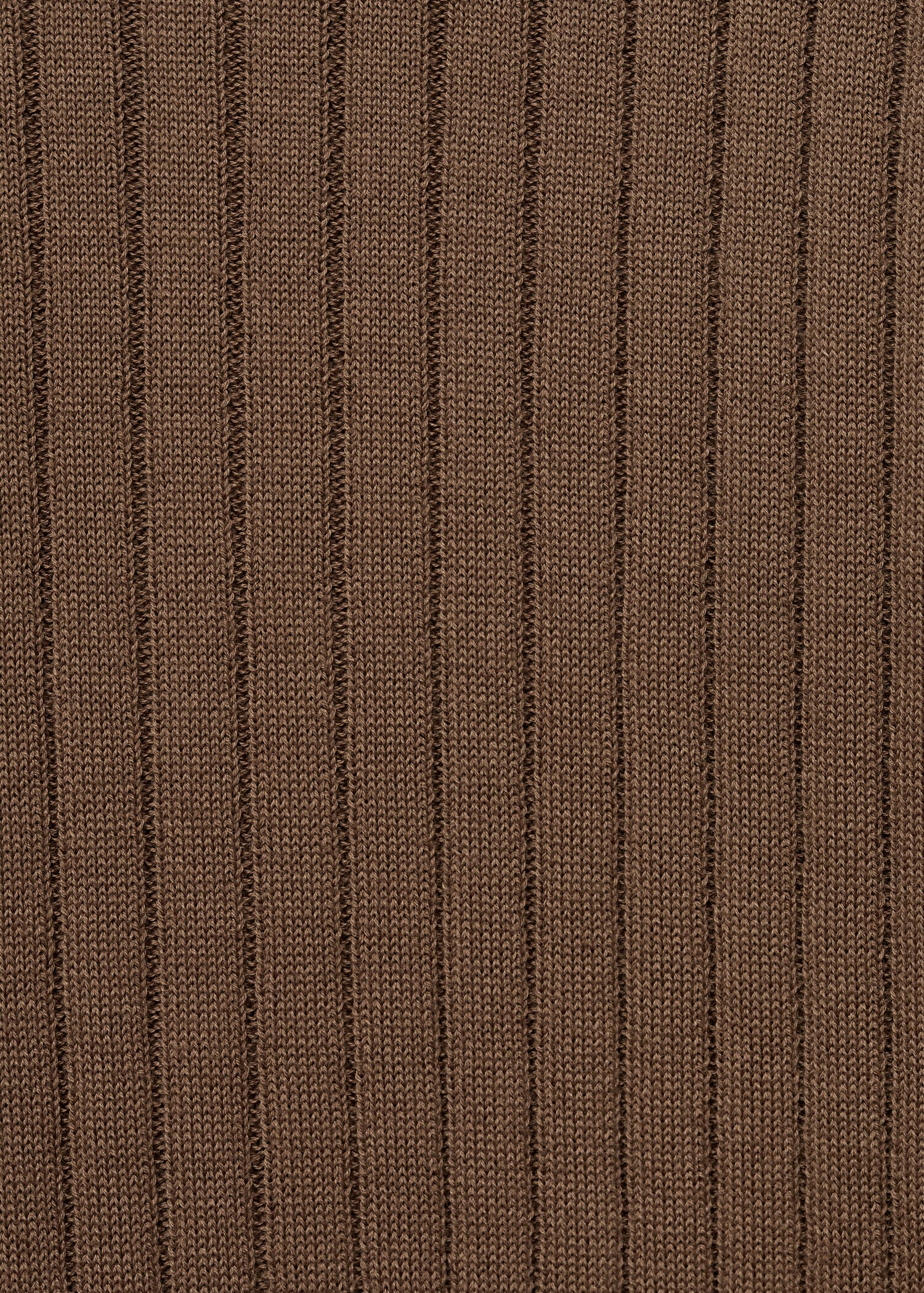 Fine rib-knit polo sweater - Details of the article 0