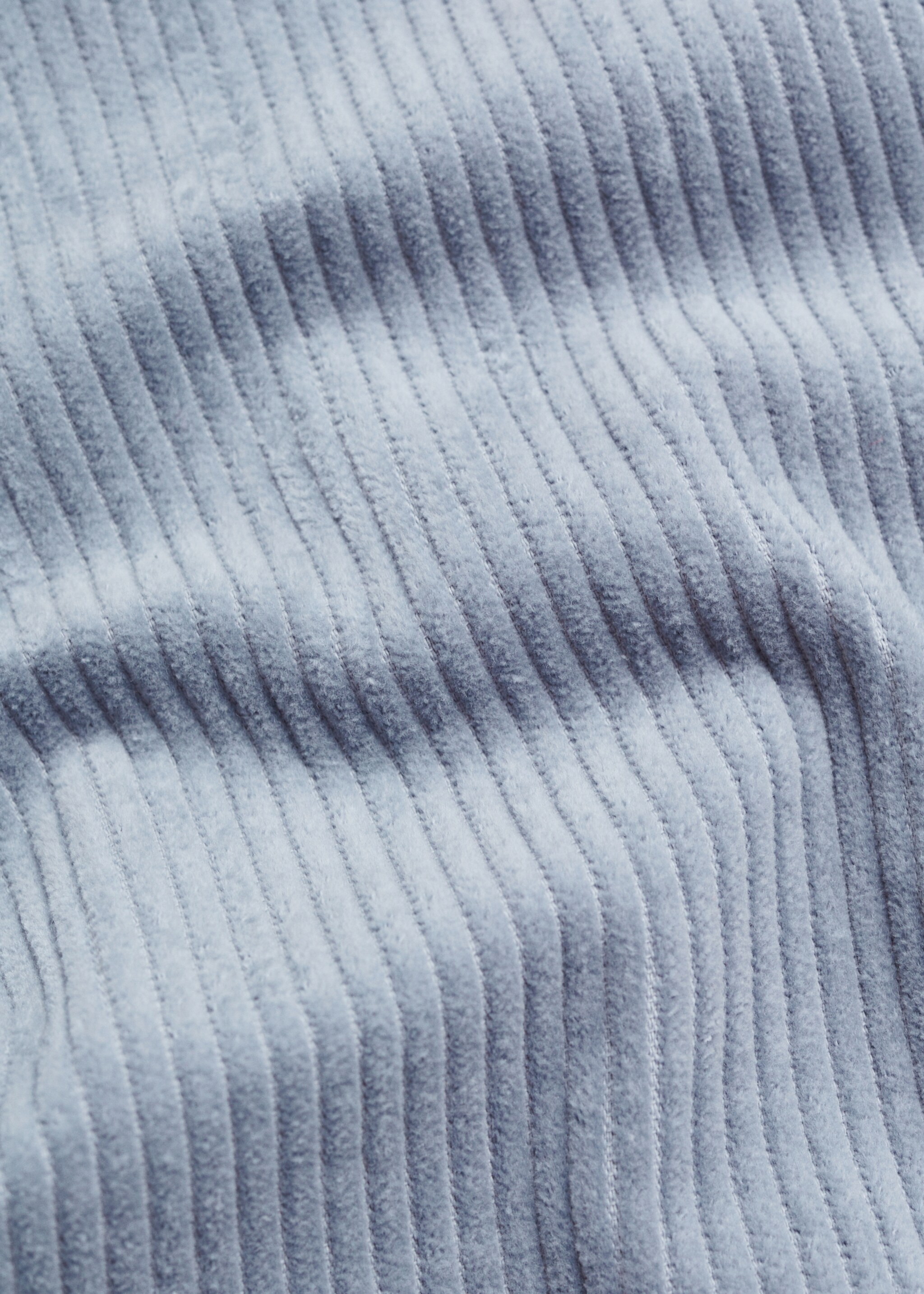 Pantalón culotte pana - Detalle del artículo 0, Azul. Ref: 77005986-00.