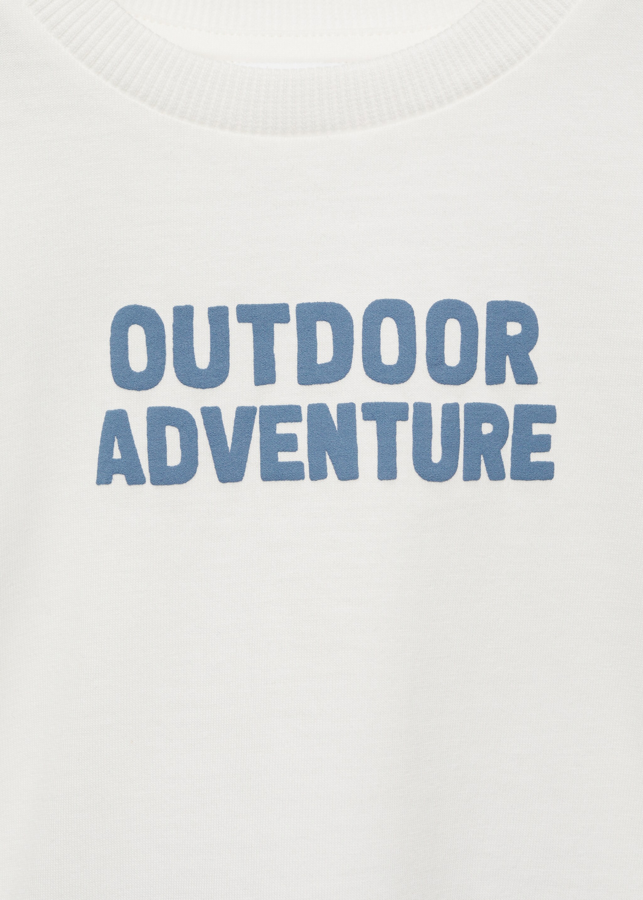 Printed long sleeve t-shirt - Details of the article 8, Off White. Ref: 77005988-00.