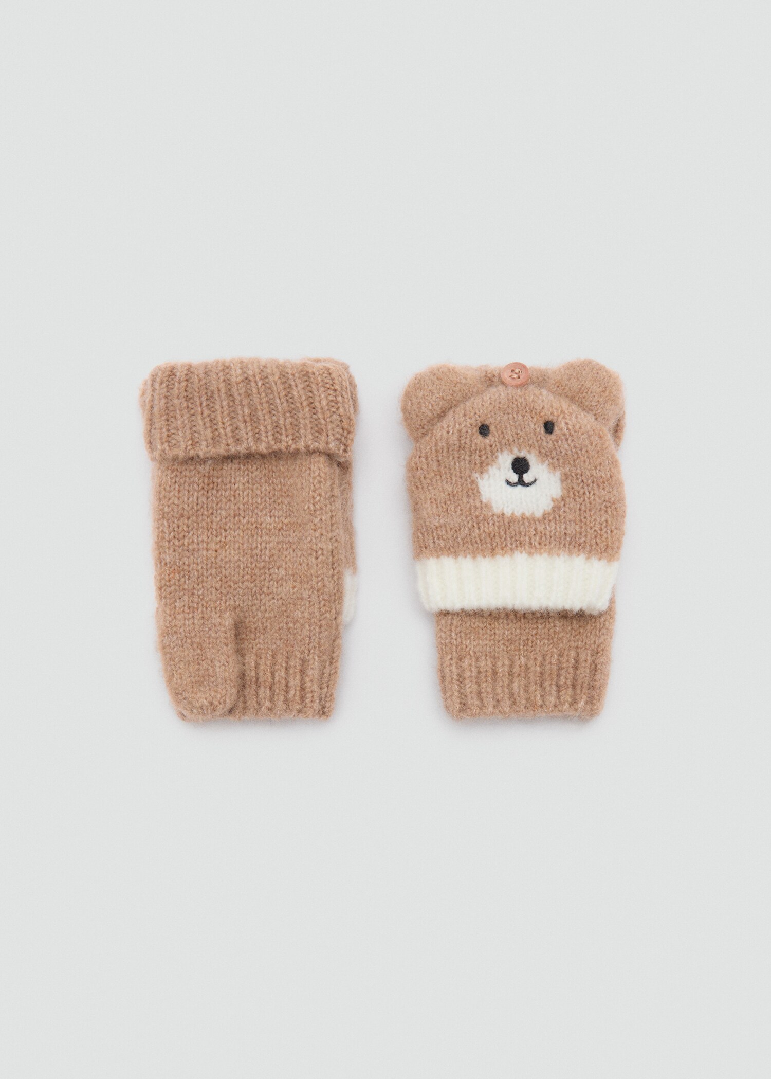 Bear knitted gloves - Article without model