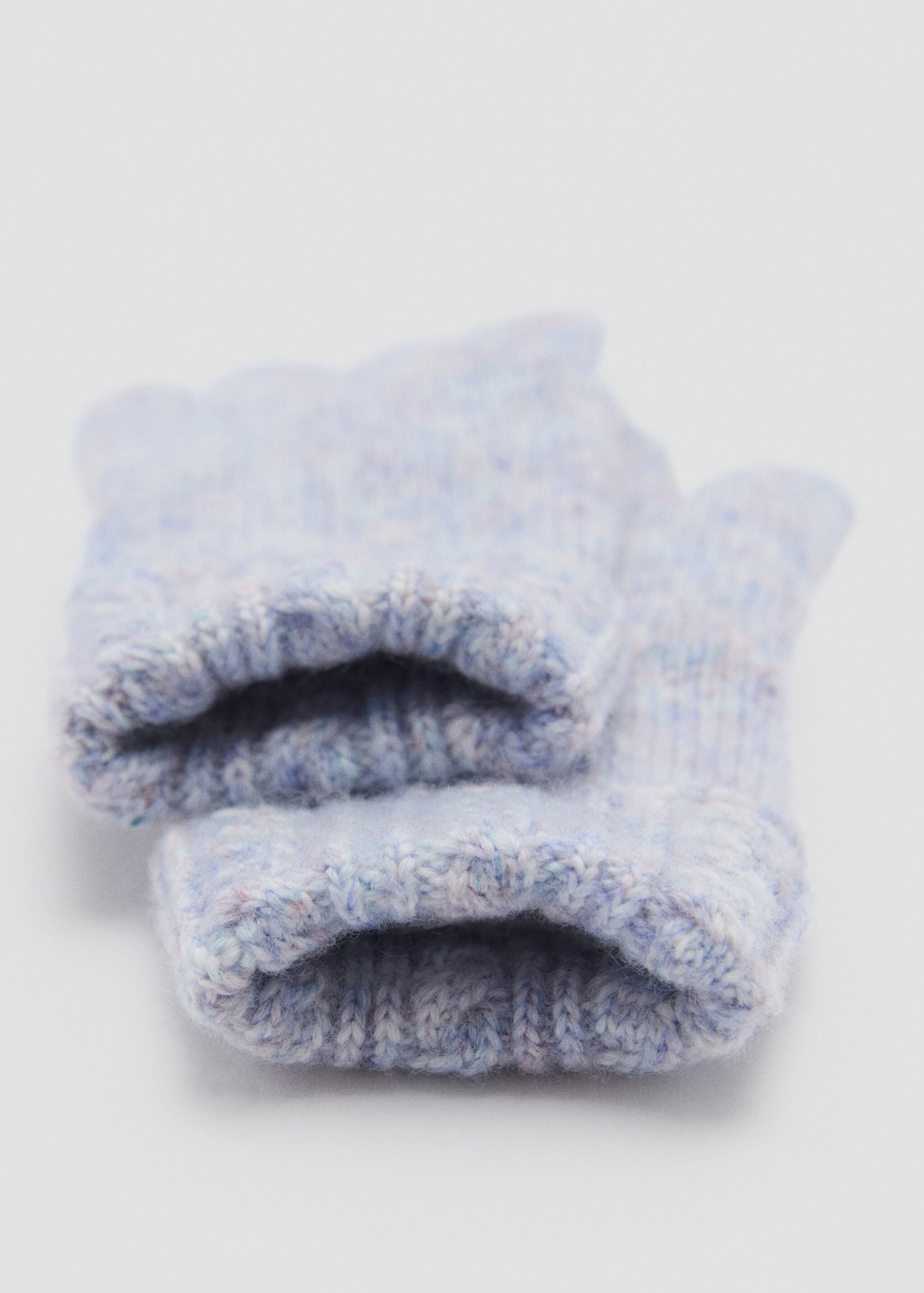 Knit gloves - Medium plane, Lilac. Ref: 77005993-00.