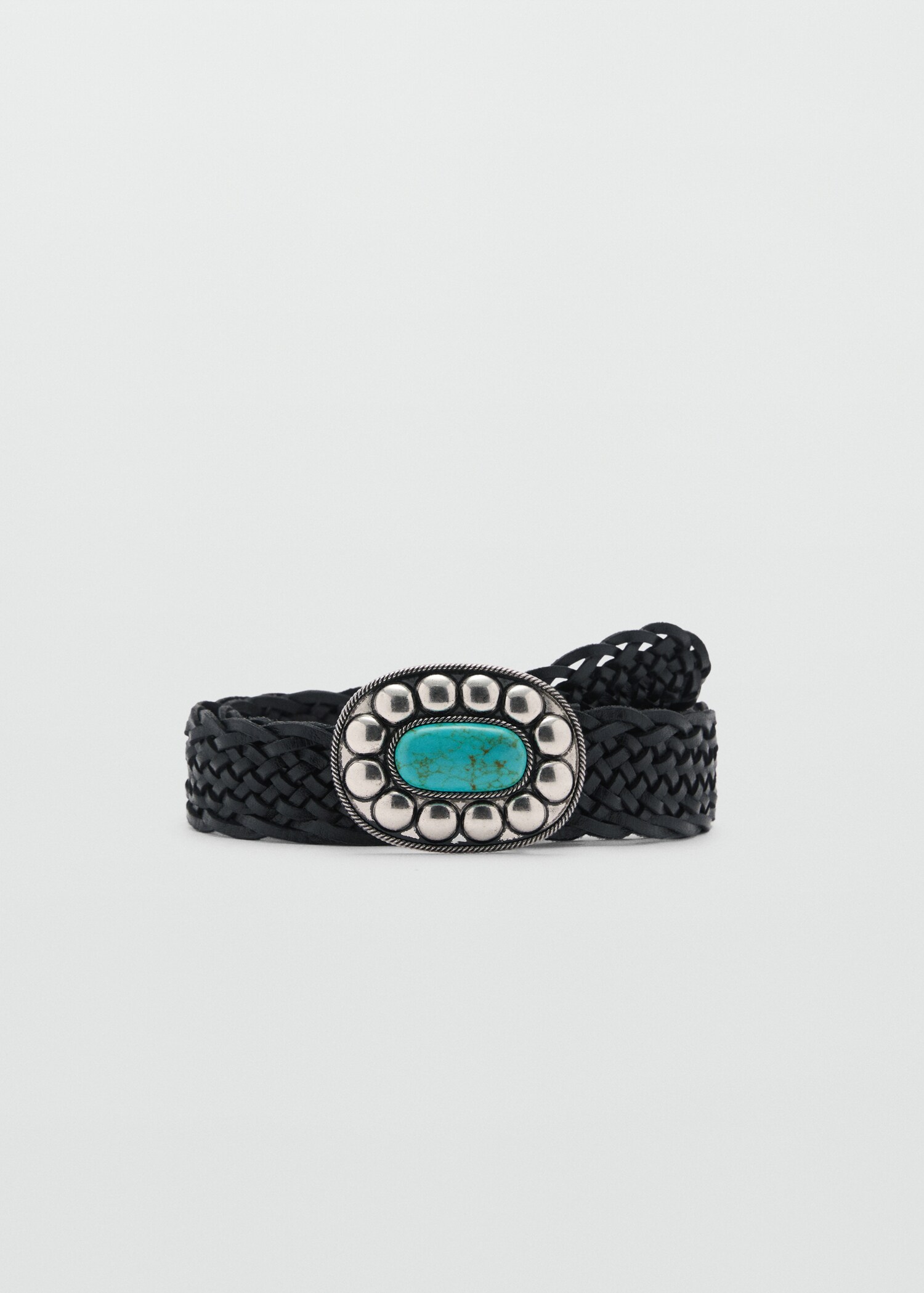 Buckle leather belt - Article without model