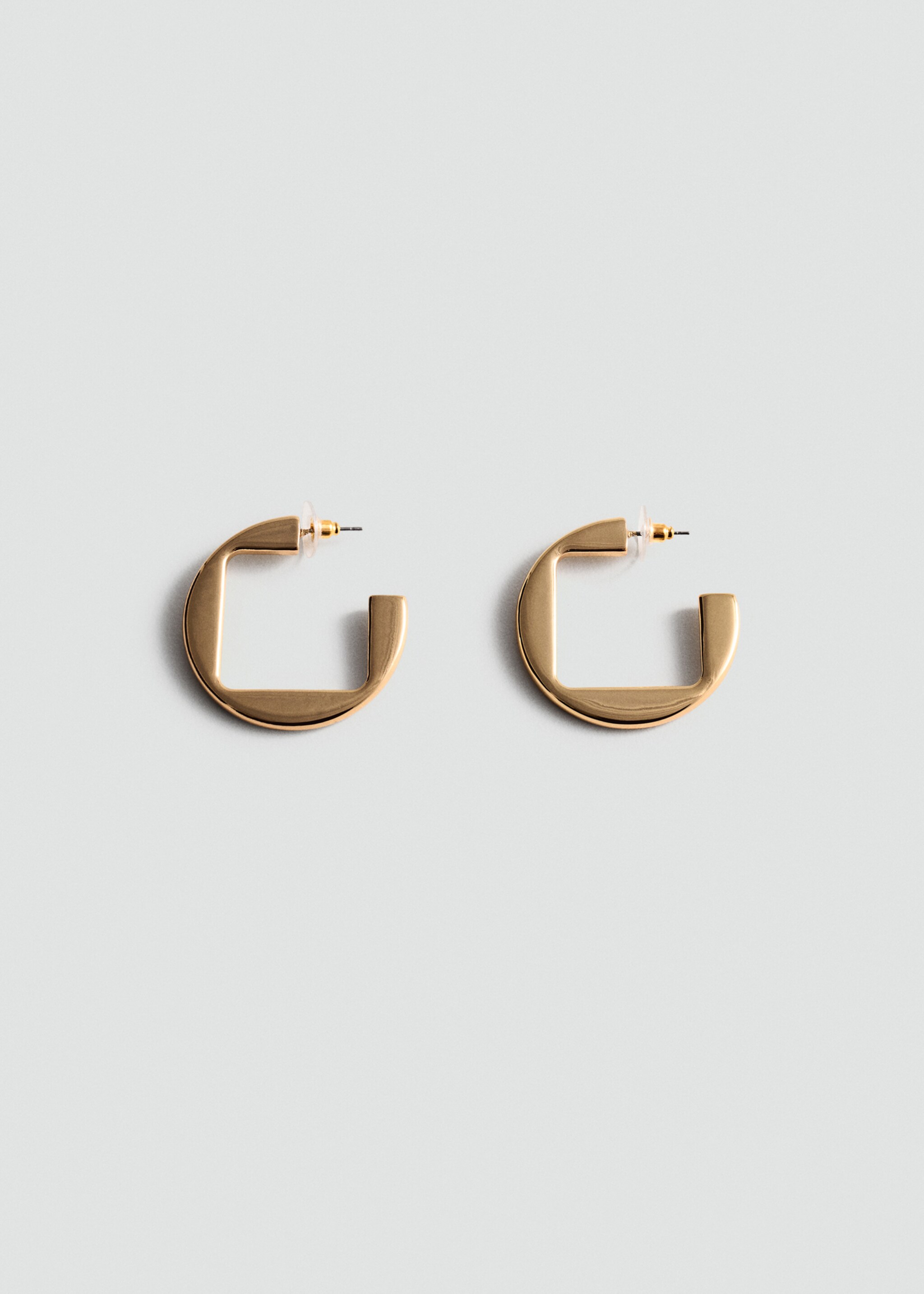 Square hoop earrings - Article without model