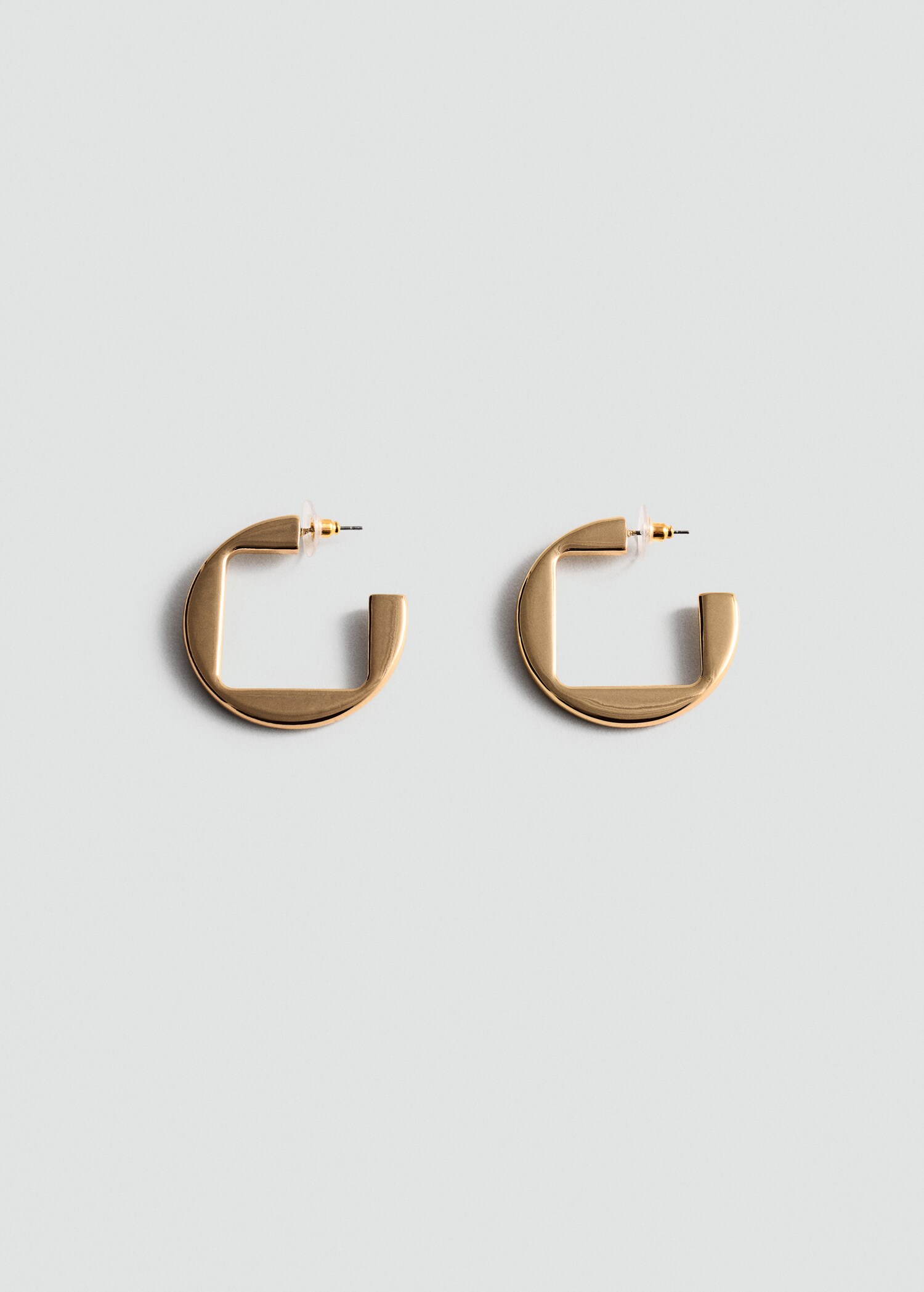 Square hoop earrings - Article without model