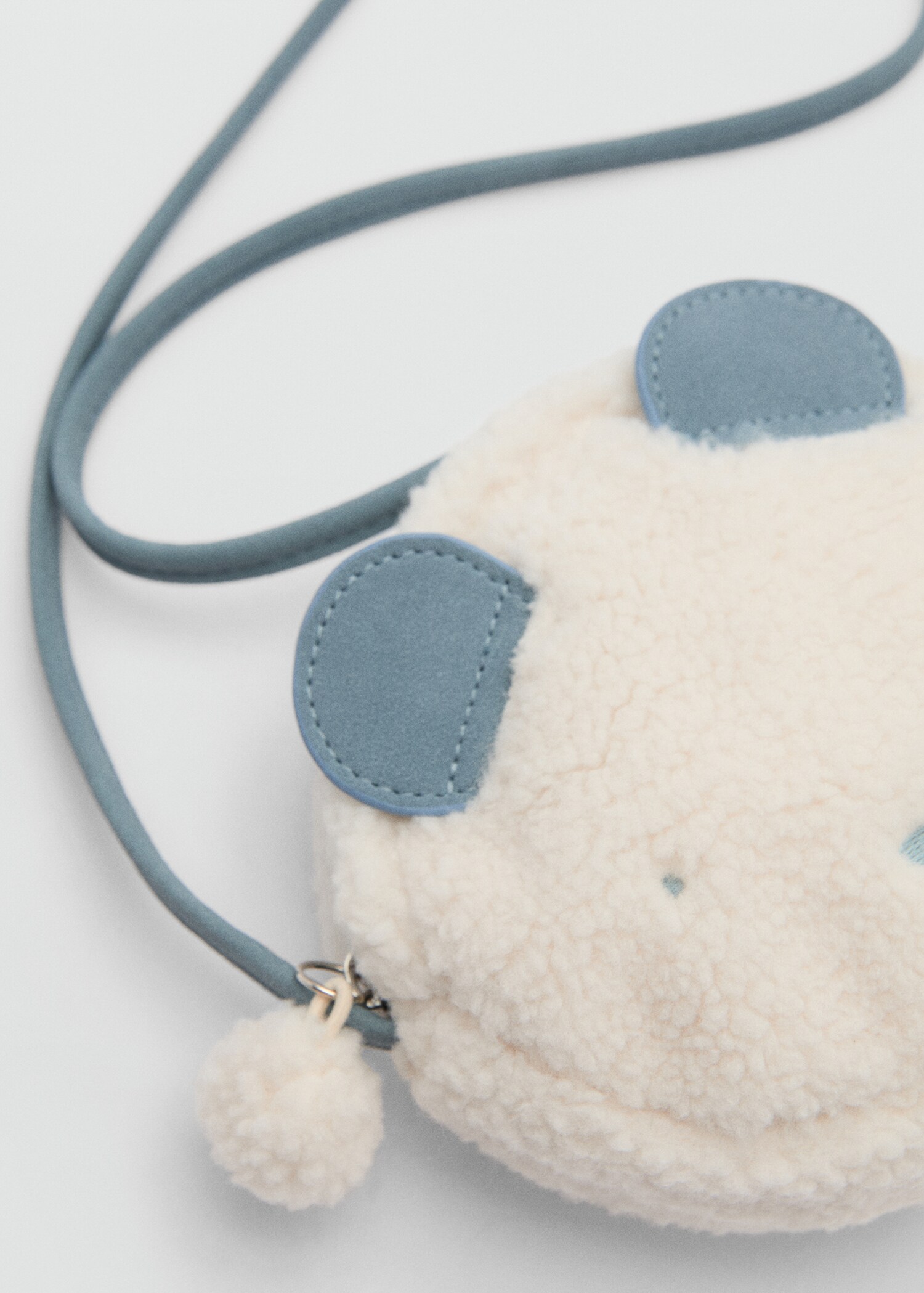 Teddy bear shearling-effect bag - Details of the article 1