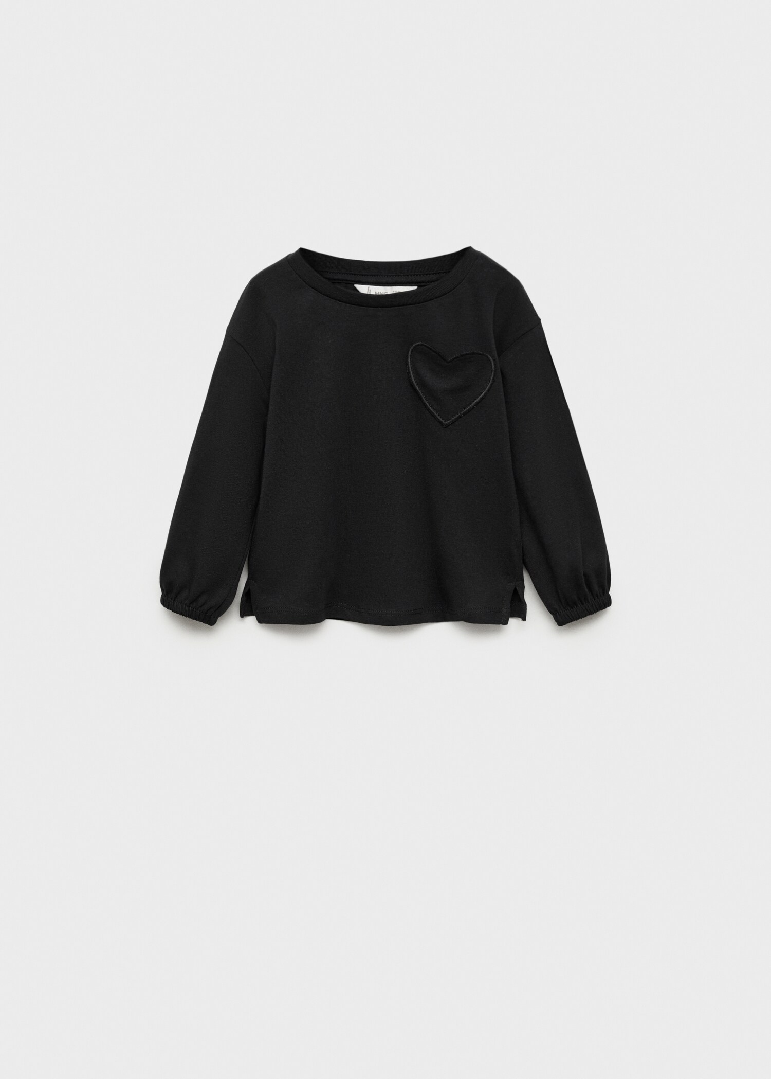 Embroidered heart T-shirt - Article without model