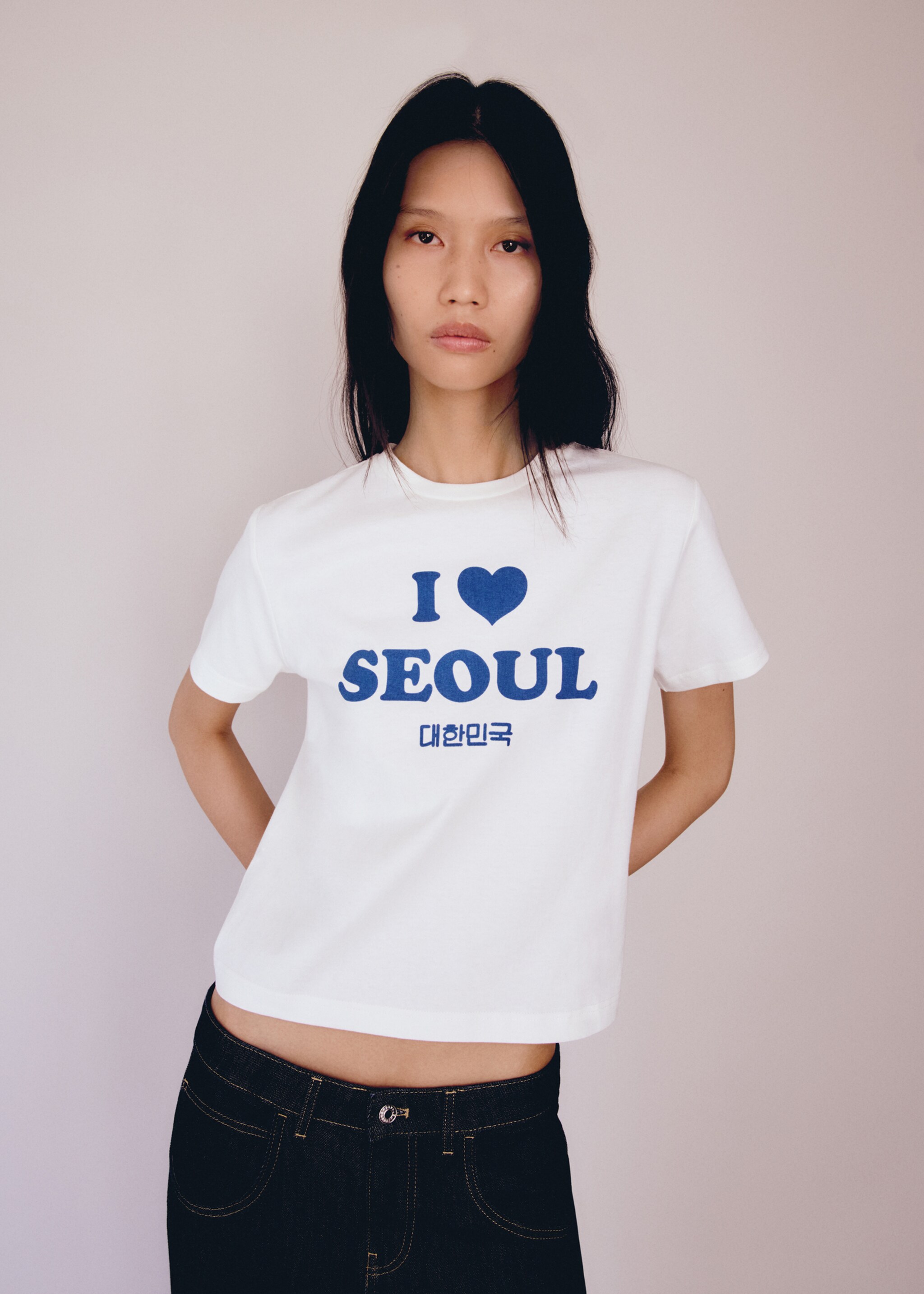 Bawełniany wzorzysty t-shirt - Szczegóły artykułu 1