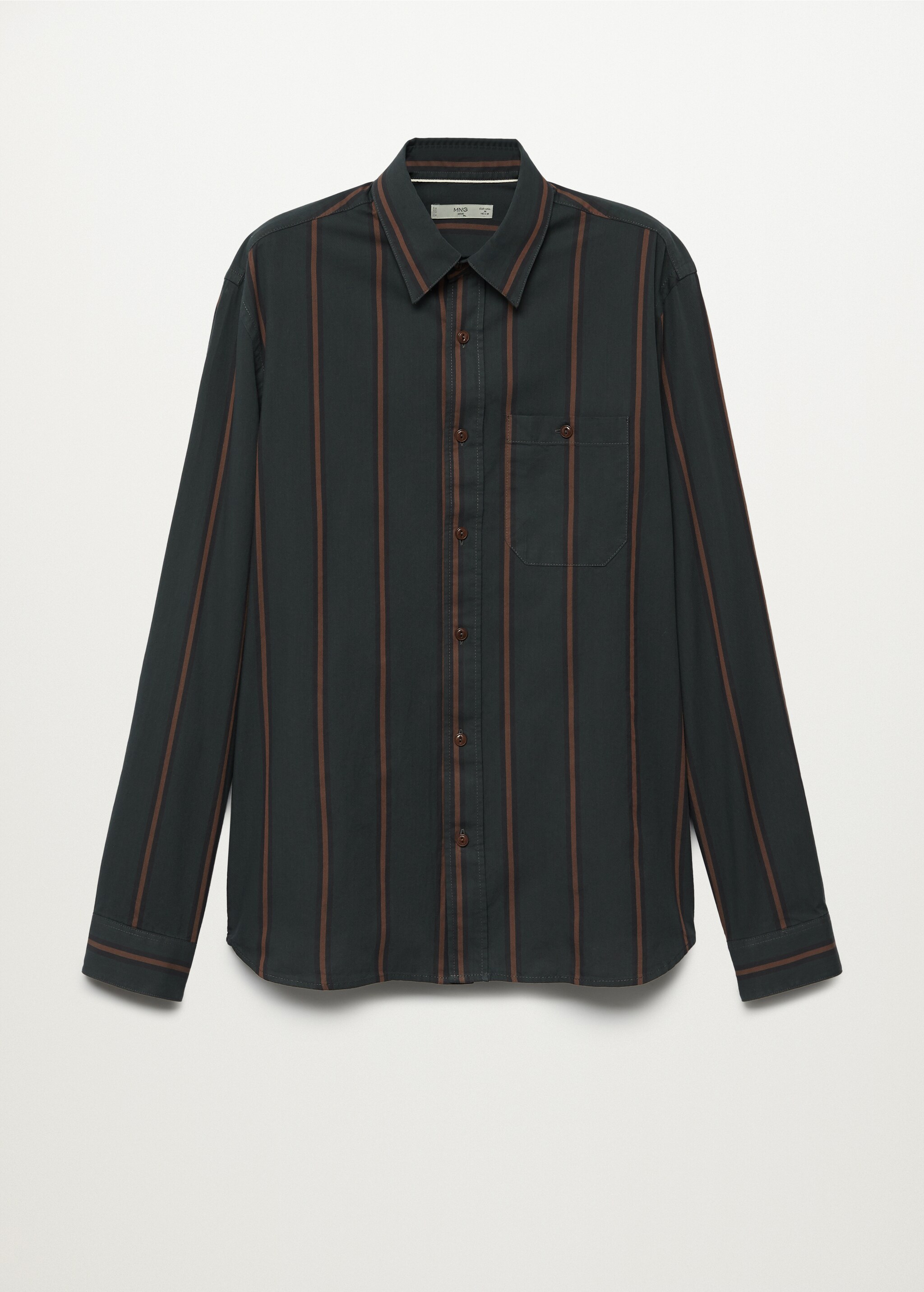 Camisa regular fit algodón rayas - Artículo sin modelo