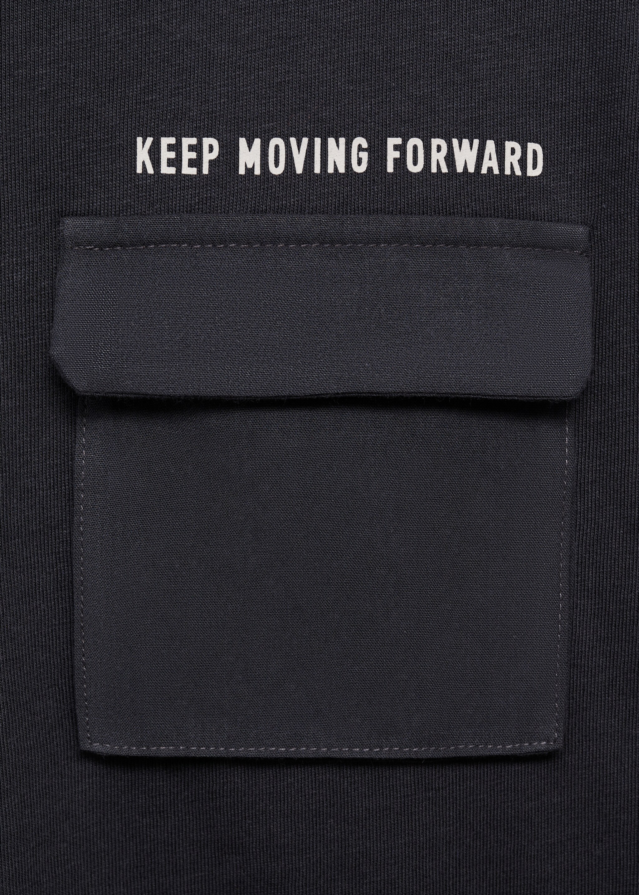 T-shirt manches longues poches - Détail de l'article 8, Noir. Ref: 77006725-00.