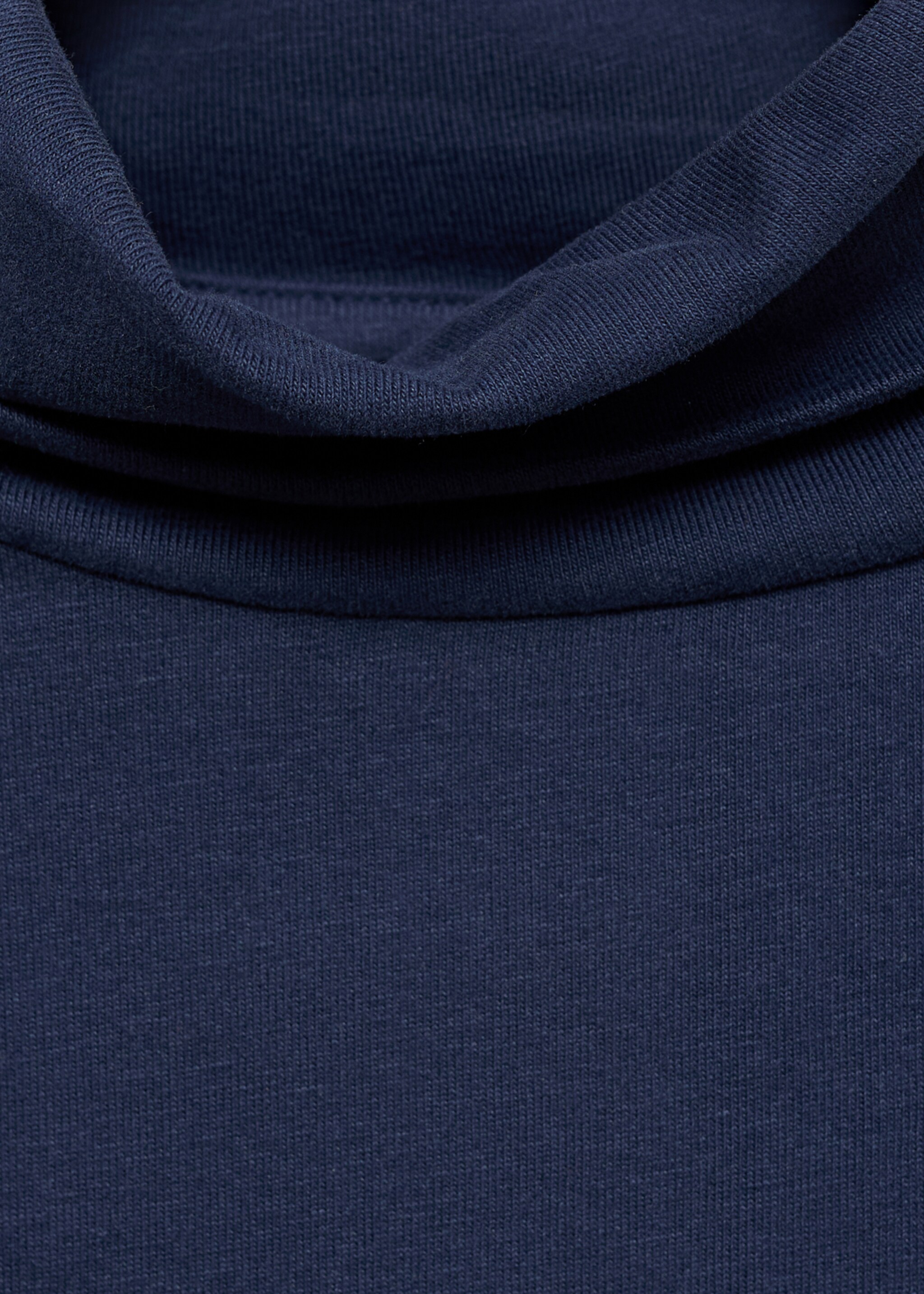 T-shirt manches longues col roulé - Détail de l'article 8, Bleu marine foncé. Ref: 77006729-00.