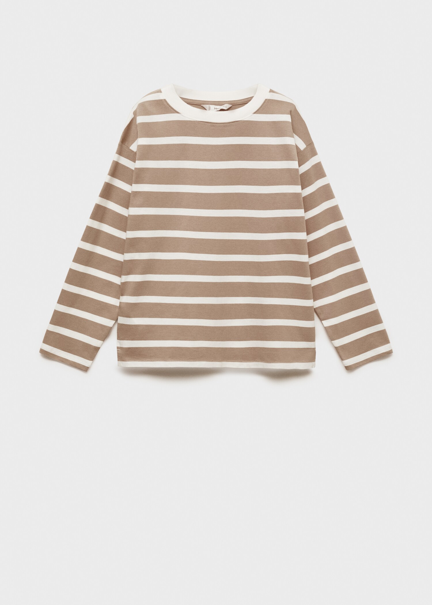 T-shirt manches longues rayures - Article sans modèle