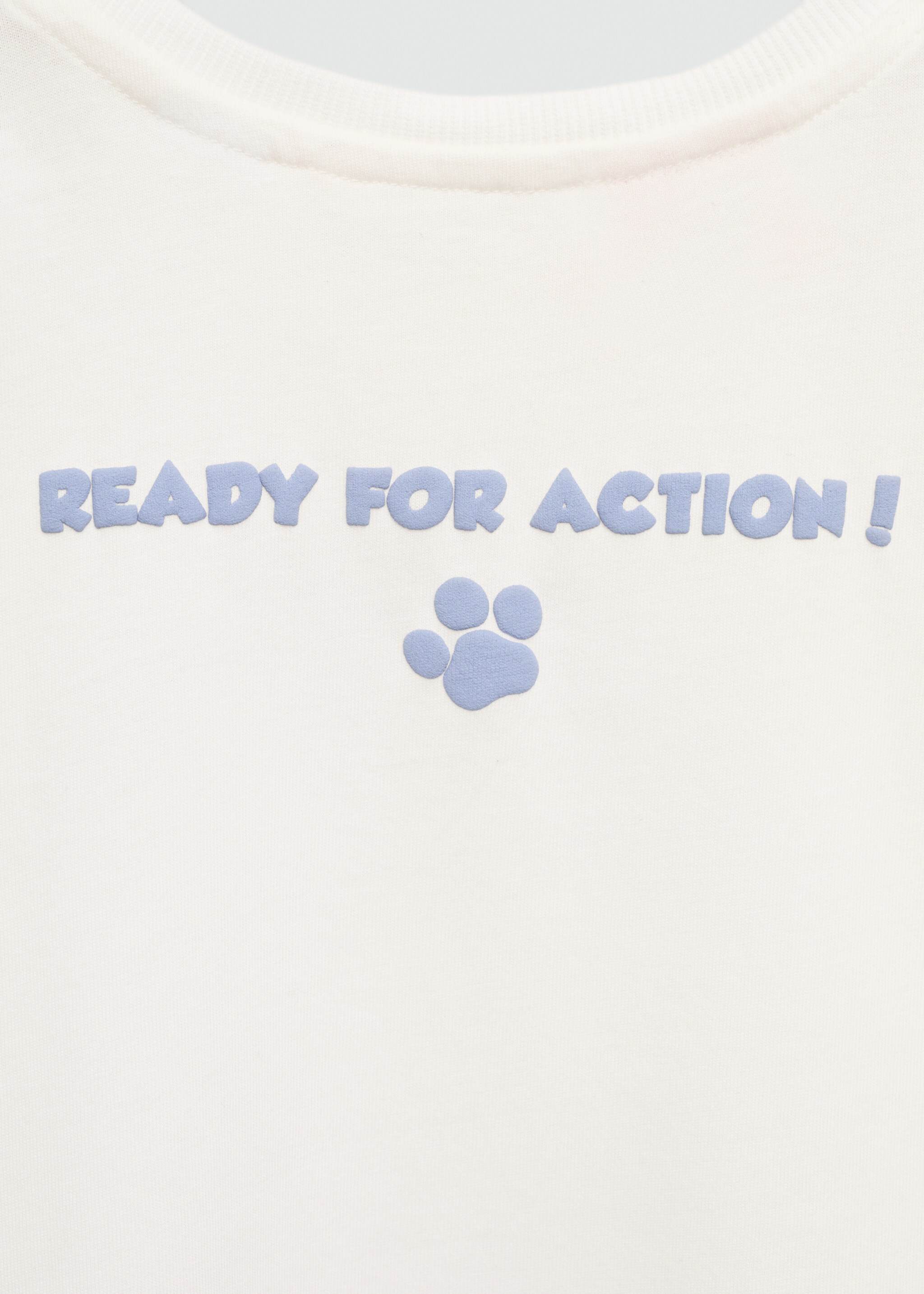 Paw Patrol printed t-shirt - Details of the article 0, Off White. Ref: 77006732-00.
