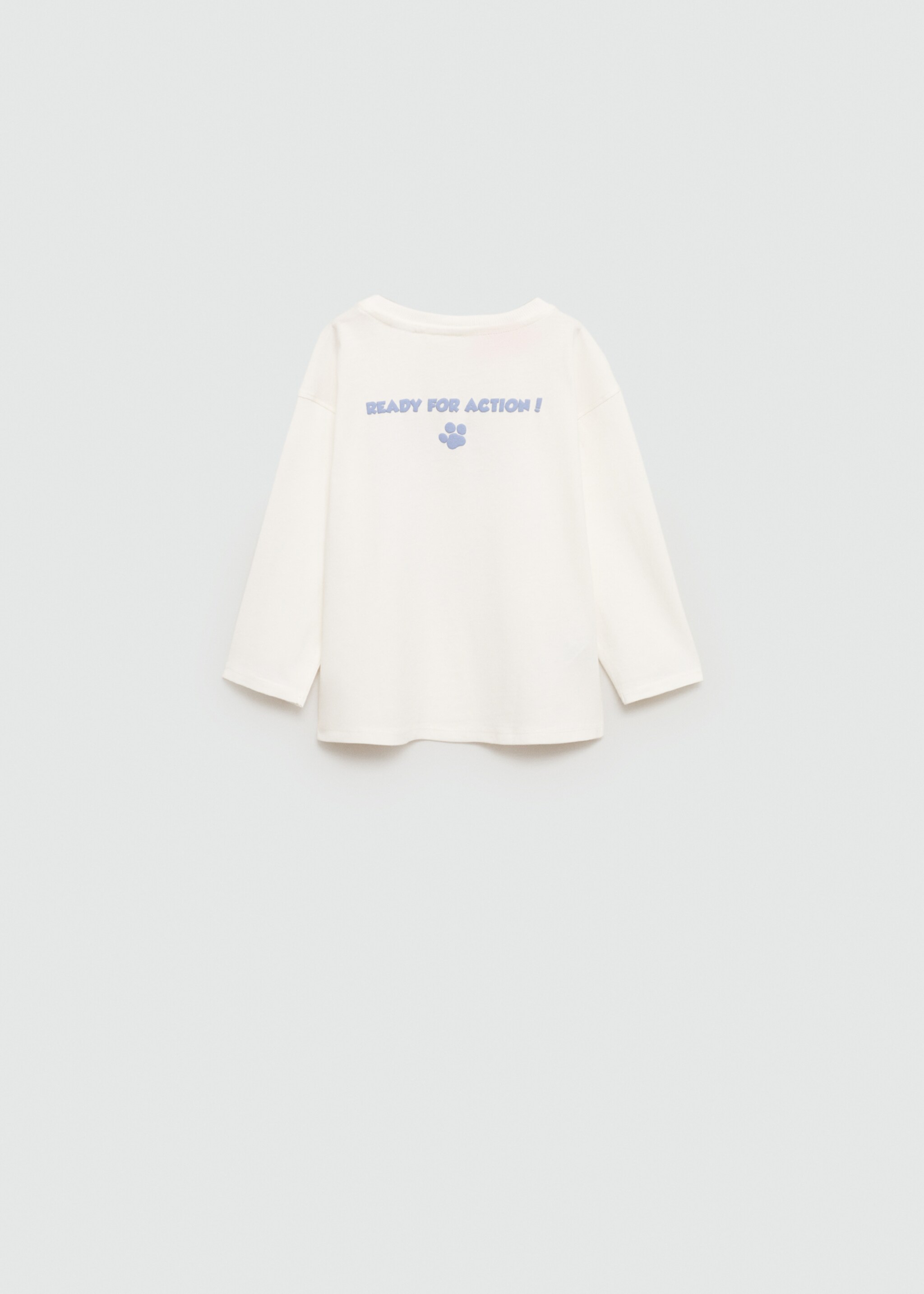 Paw Patrol printed t-shirt - Reverse of the article, Off White. Ref: 77006732-00.