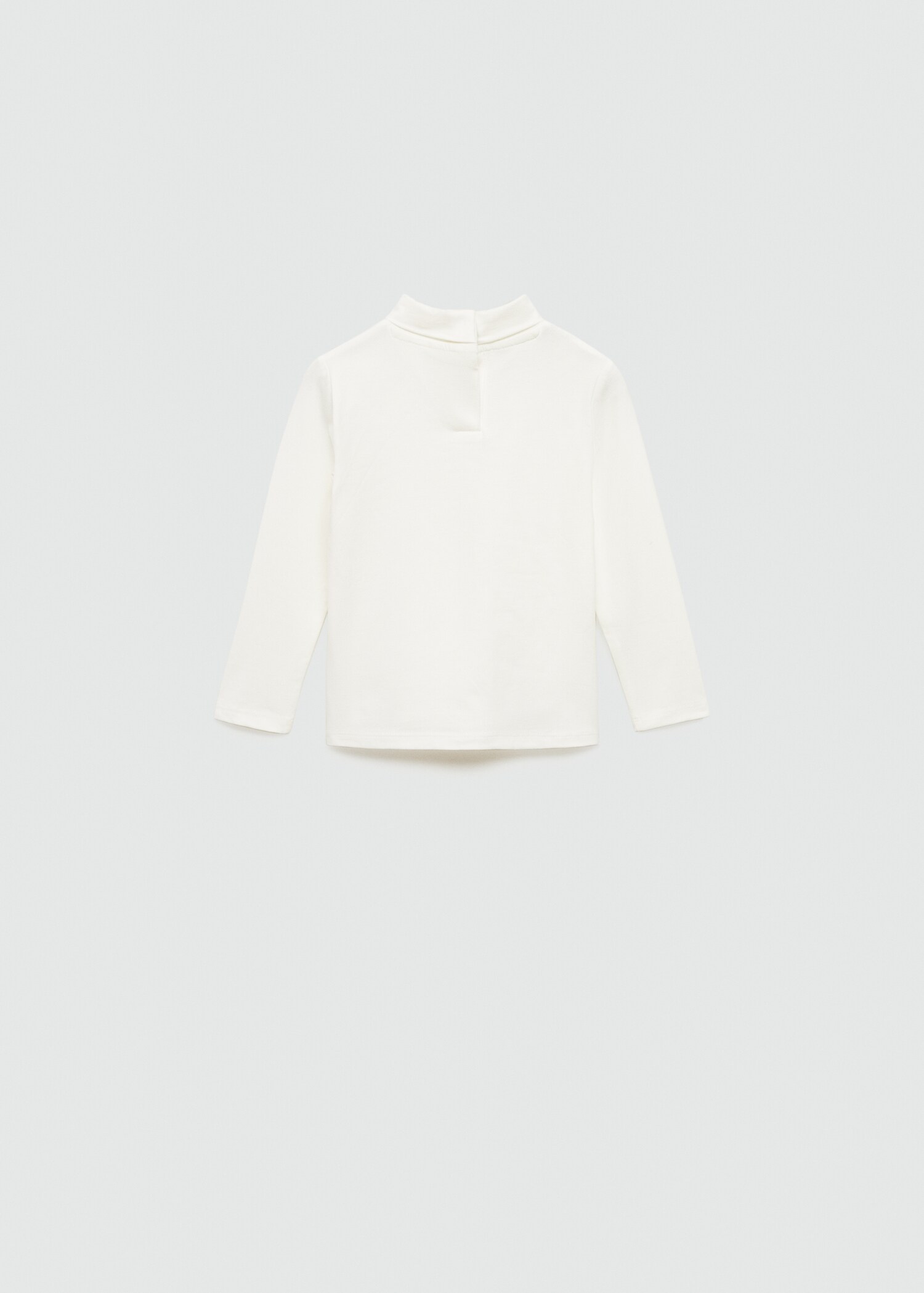 Camiseta algodón cuello alto - Reverso del artículo