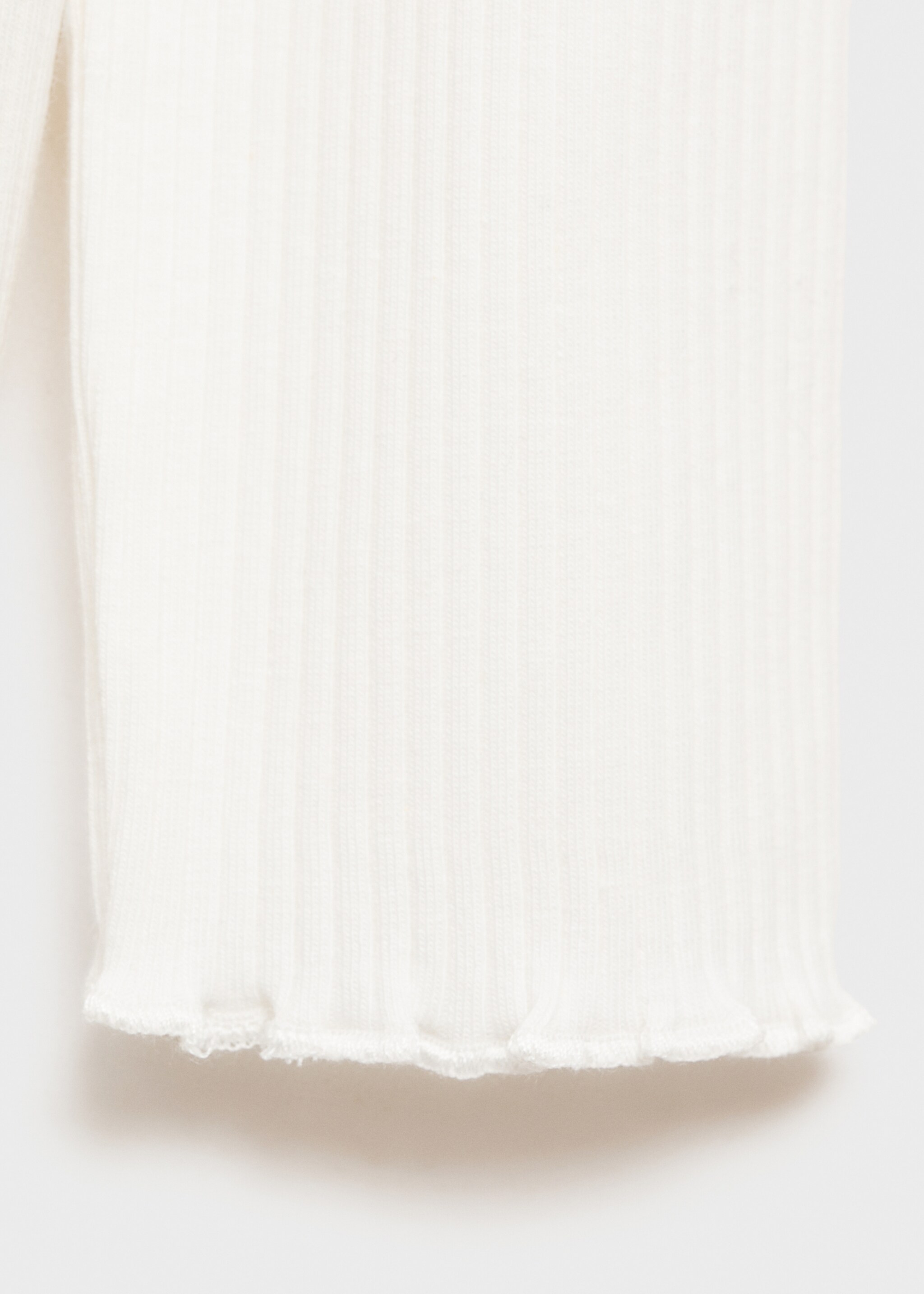 Embroidered flowers T-shirt - Details of the article 8, Off White. Ref: 77006740-00.