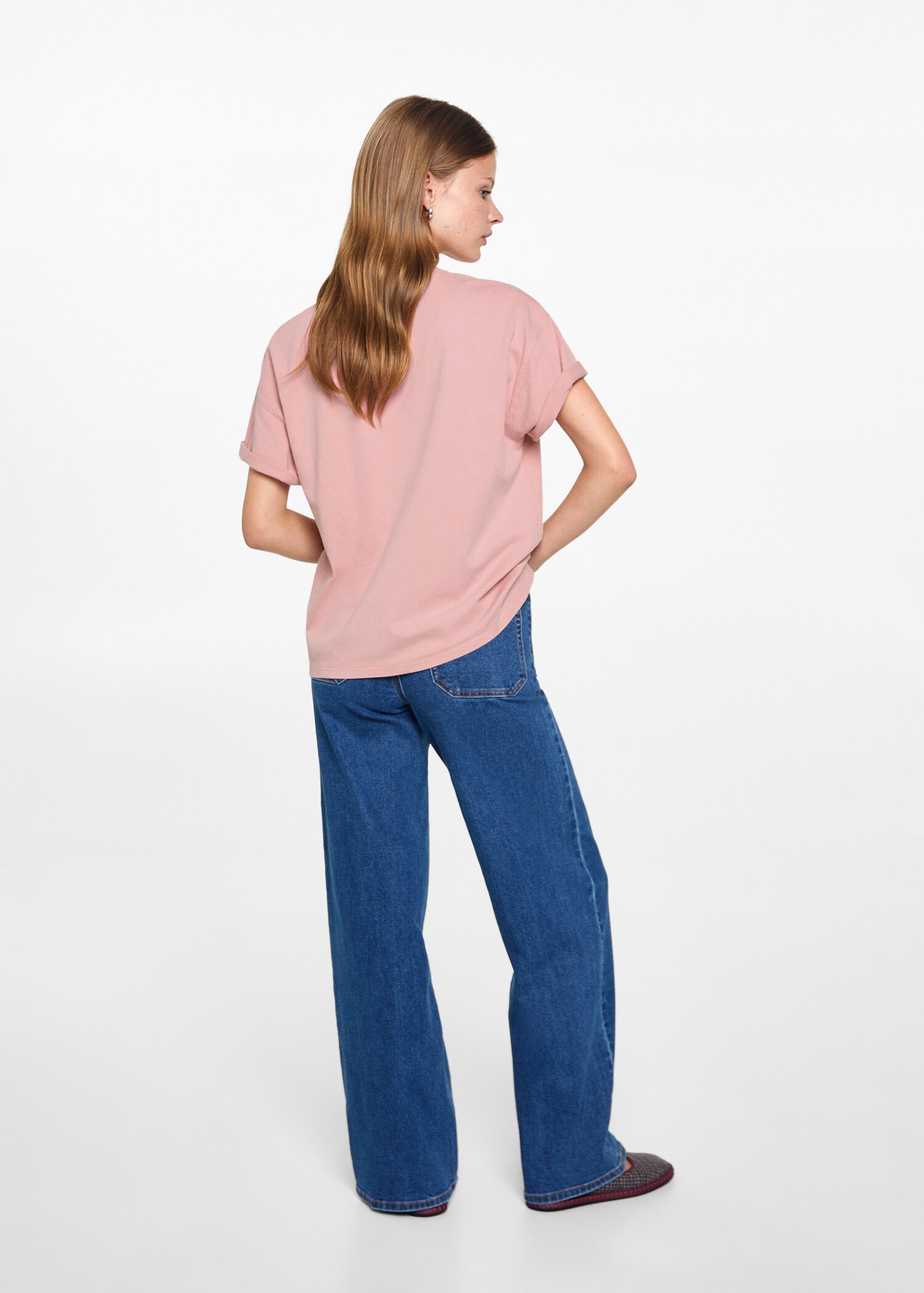 T-shirt en coton imprimé - Verso de l’article