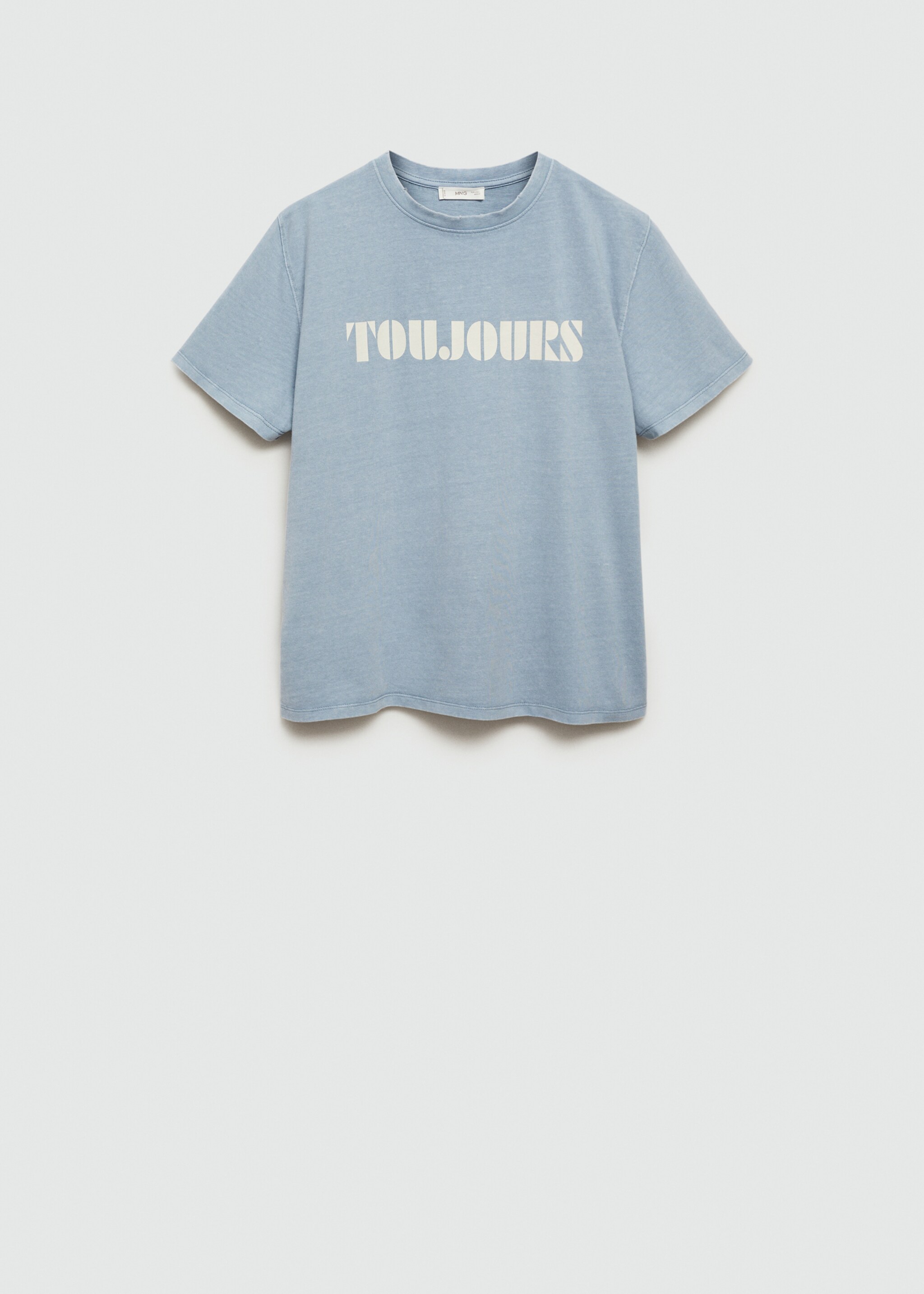 Printed cotton-blend t-shirt - Article without model