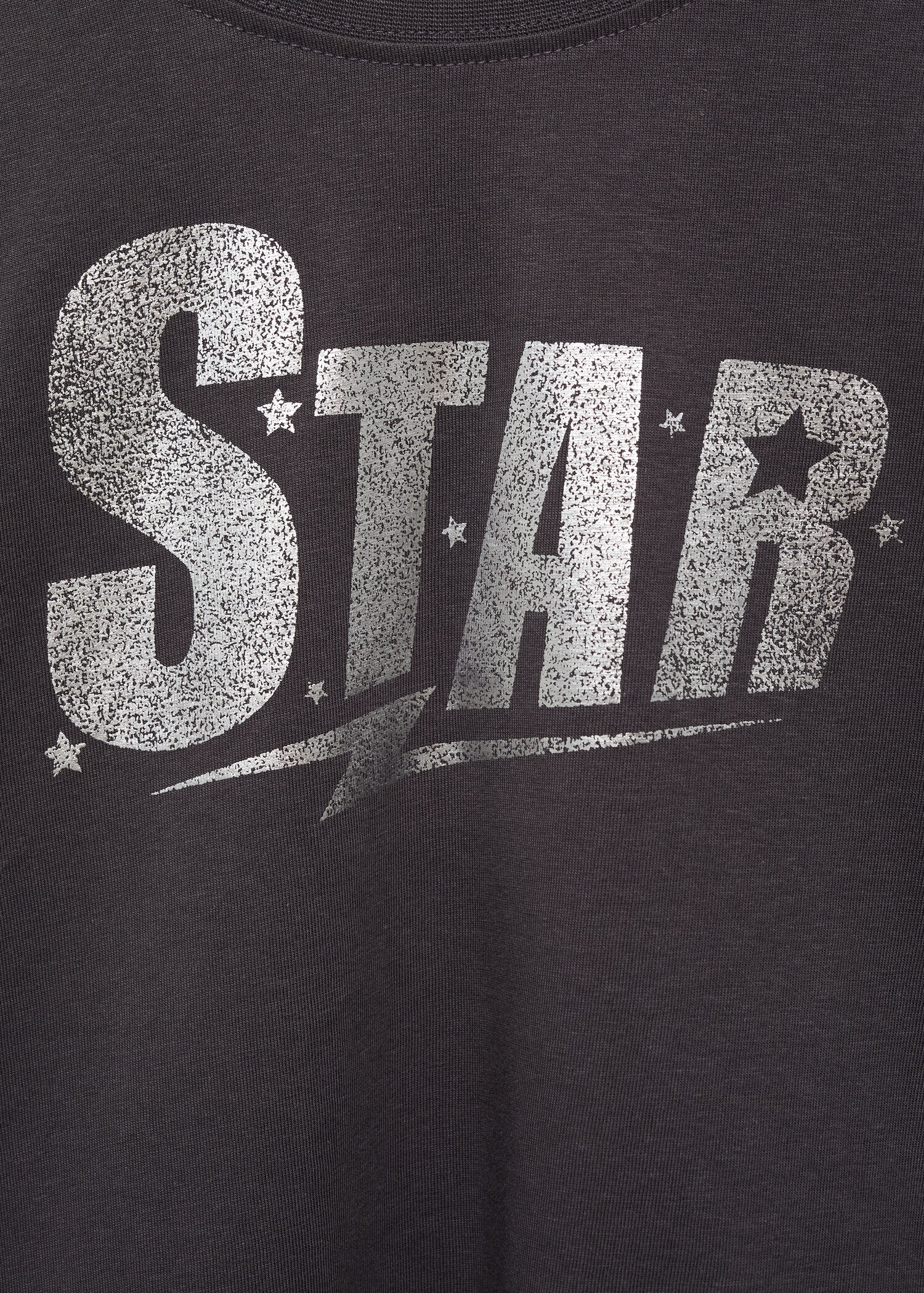 T-Shirt mit gemustertem Detail - Detail des Artikels 8
