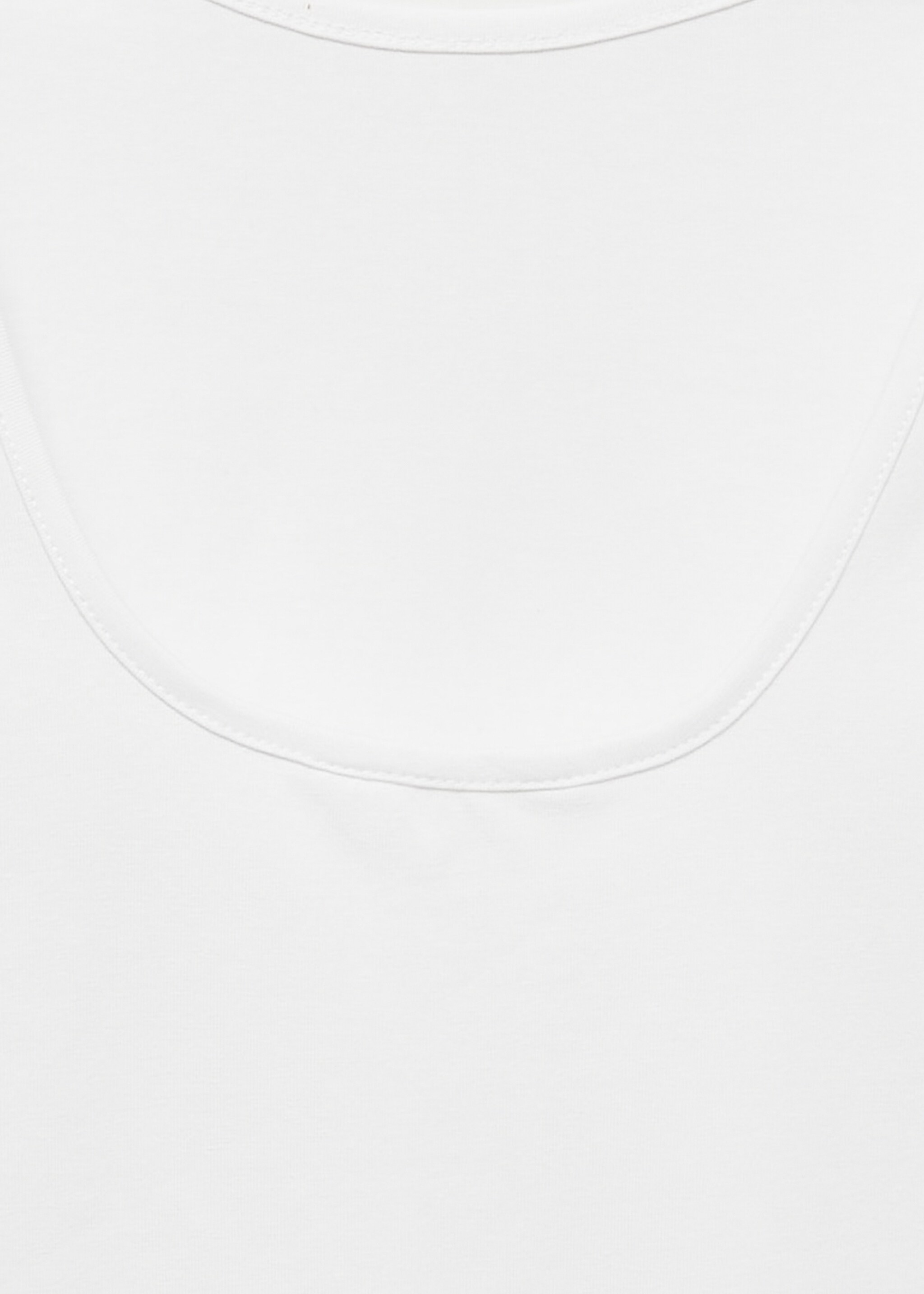 Long sleeved t-shirt back open - Details of the article 8, Off White. Ref: 77006750-00.
