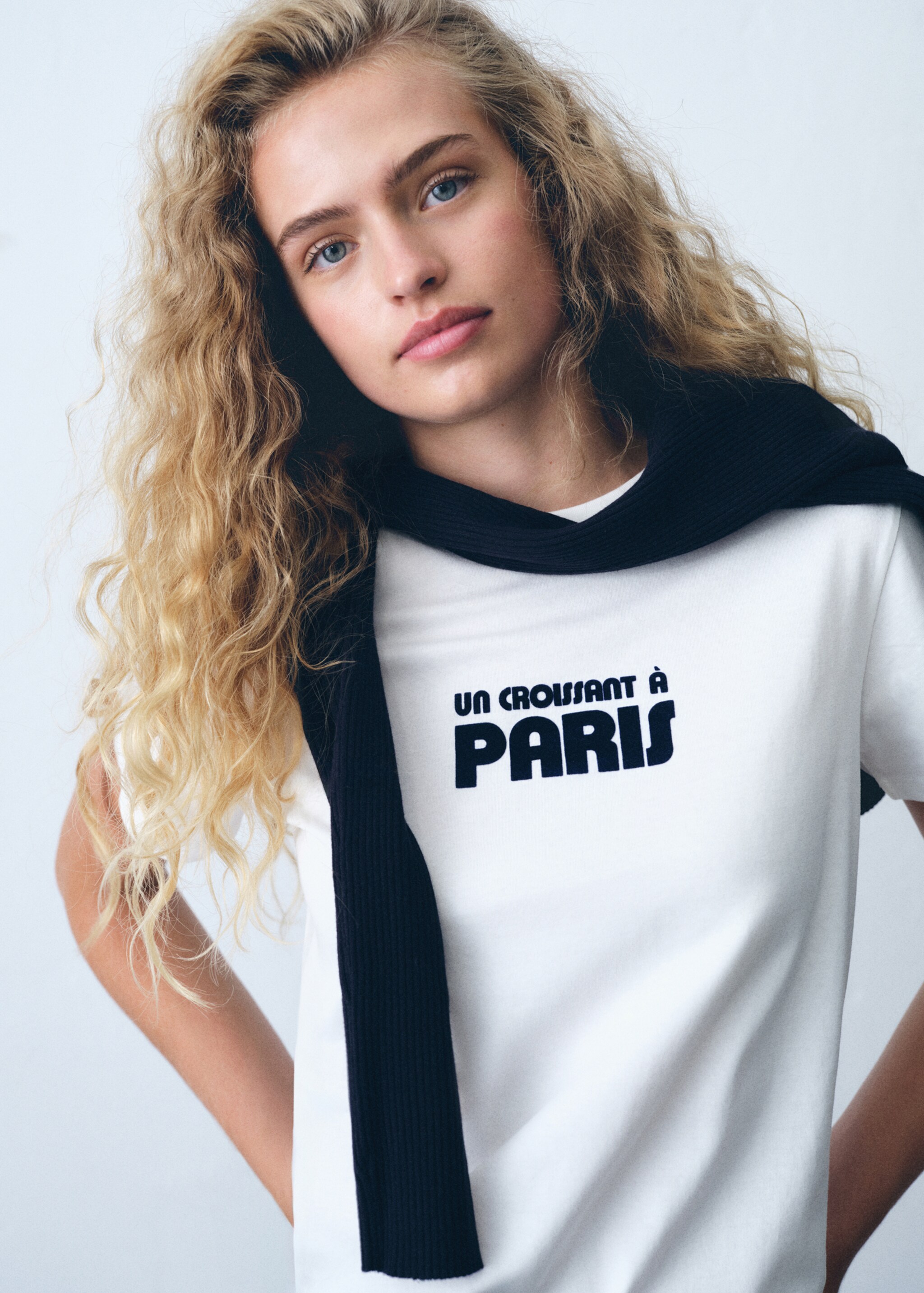 Printed cotton-blend T-shirt - Details of the article 5