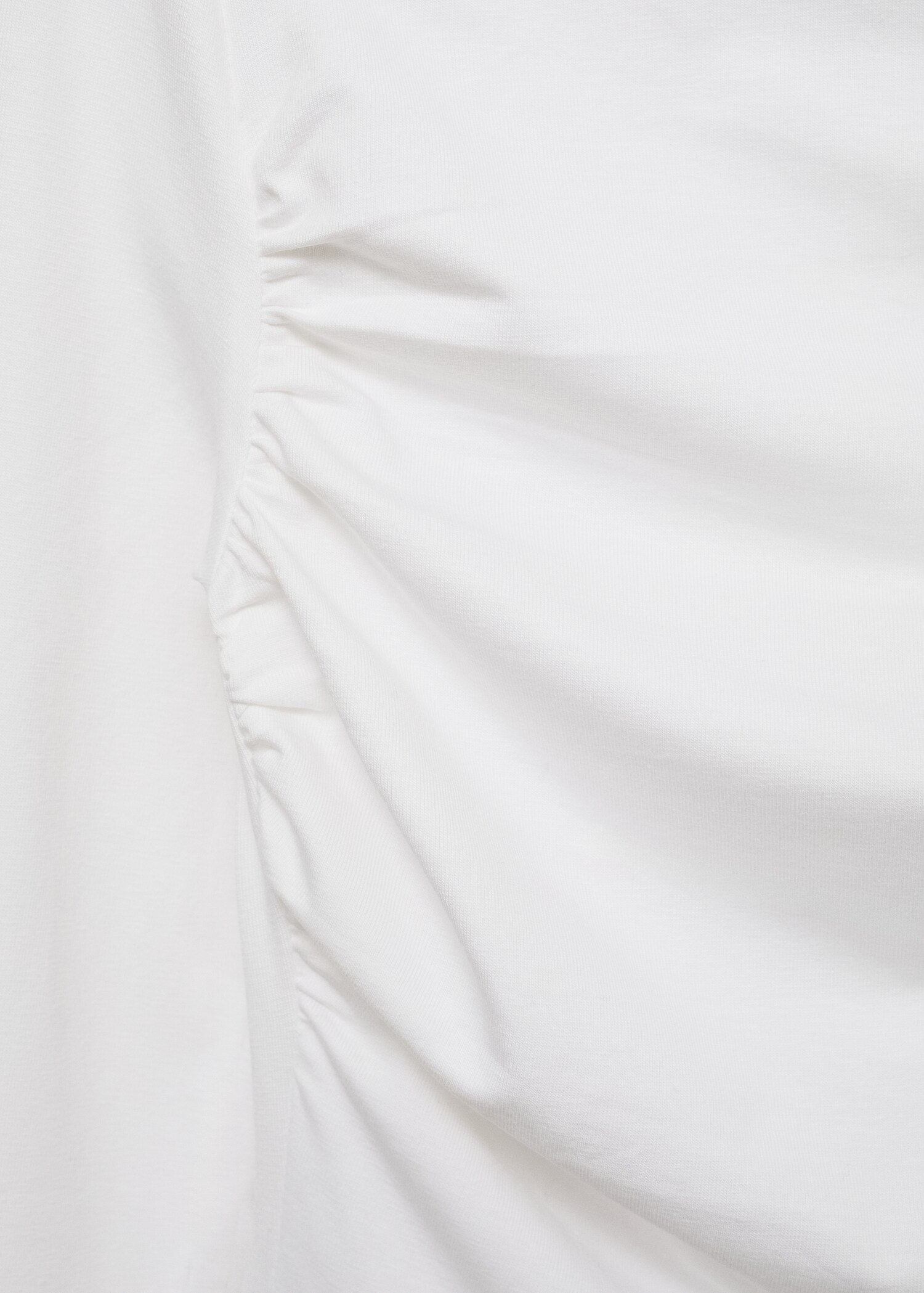 T-shirt met gesmokte details - Detail van het artikel 0
