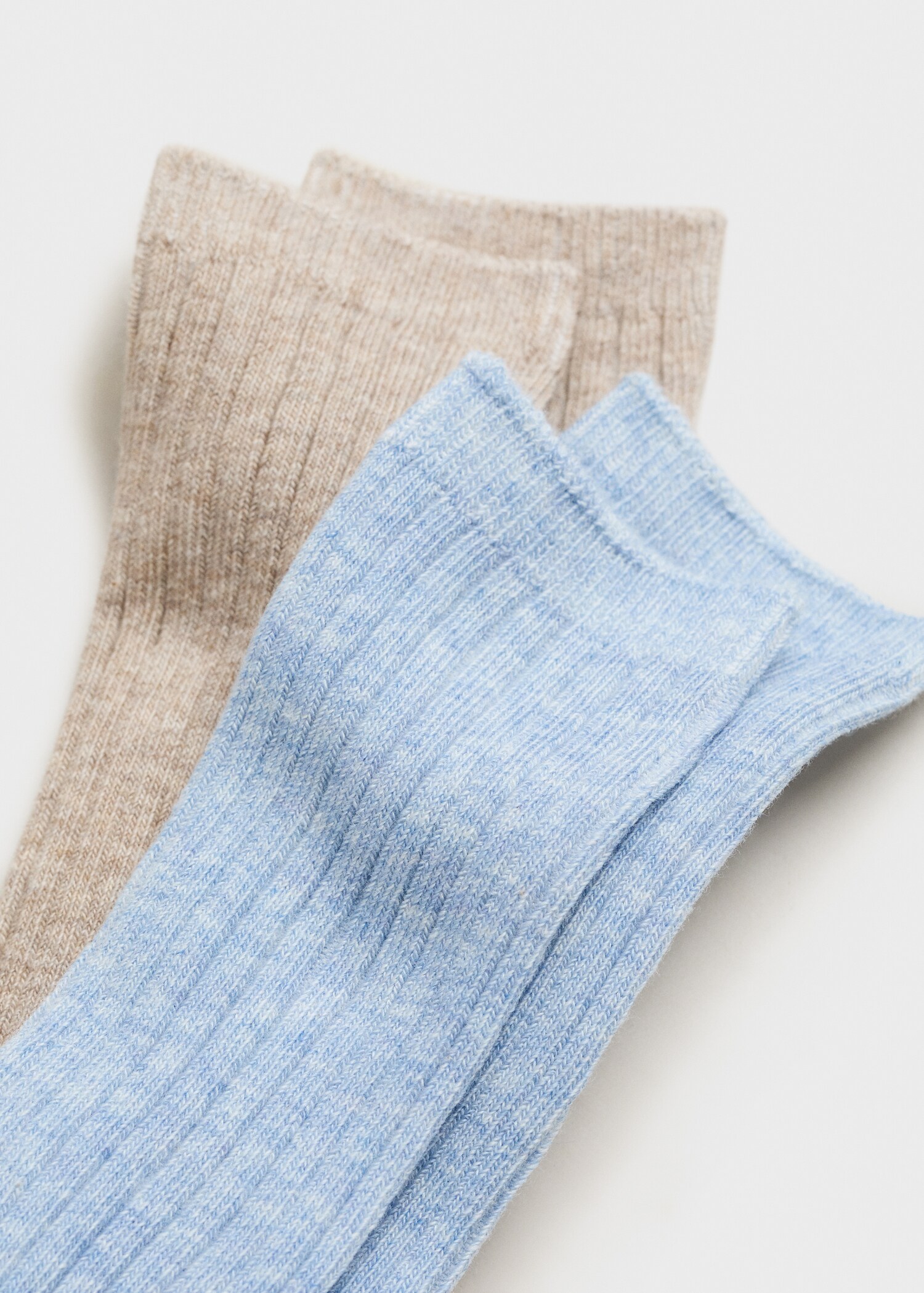 Pack 2 paires de chaussettes côtelées - Verso de l’article