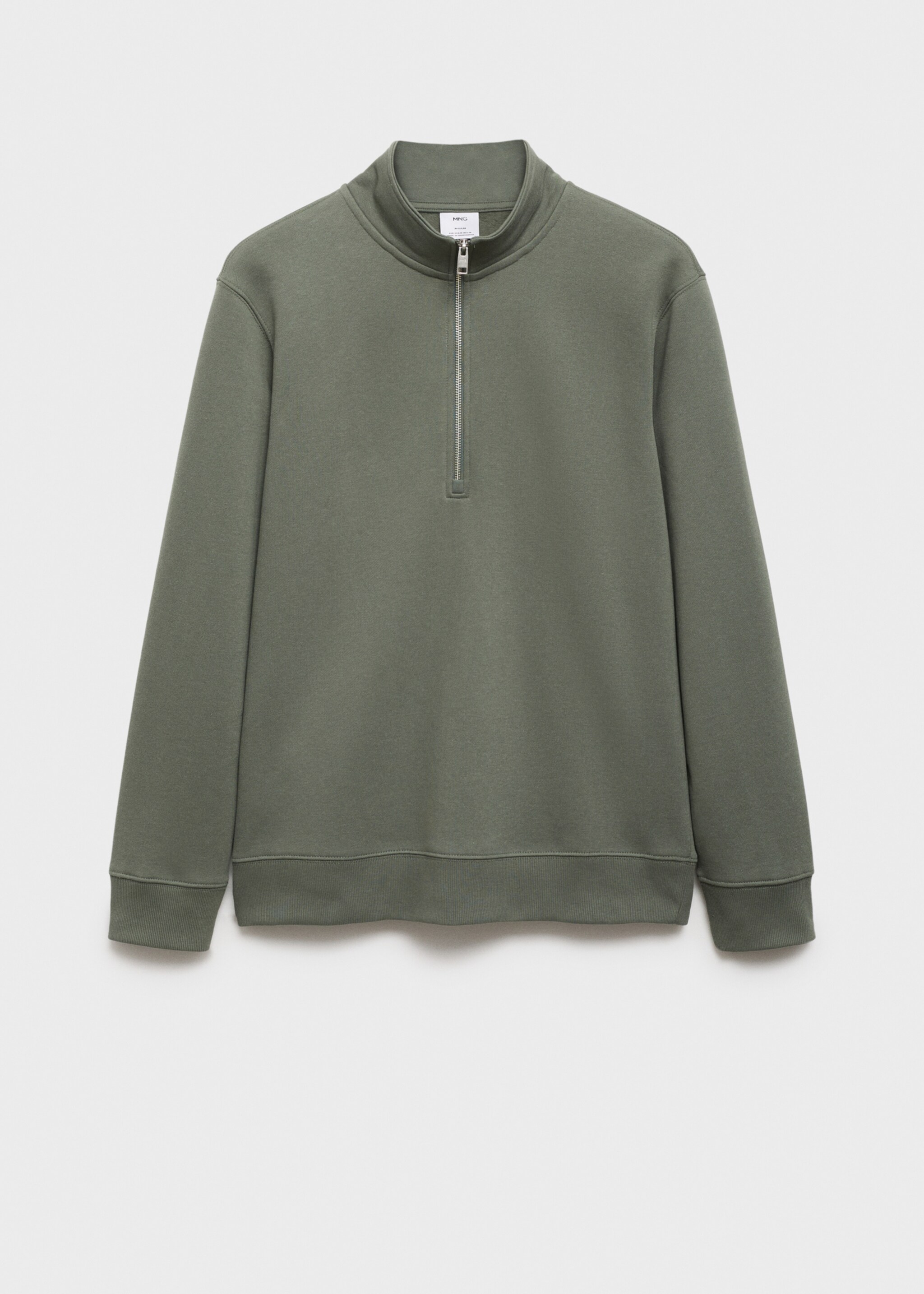 Sudadera algodón cuello cremallera - Artículo sin modelo