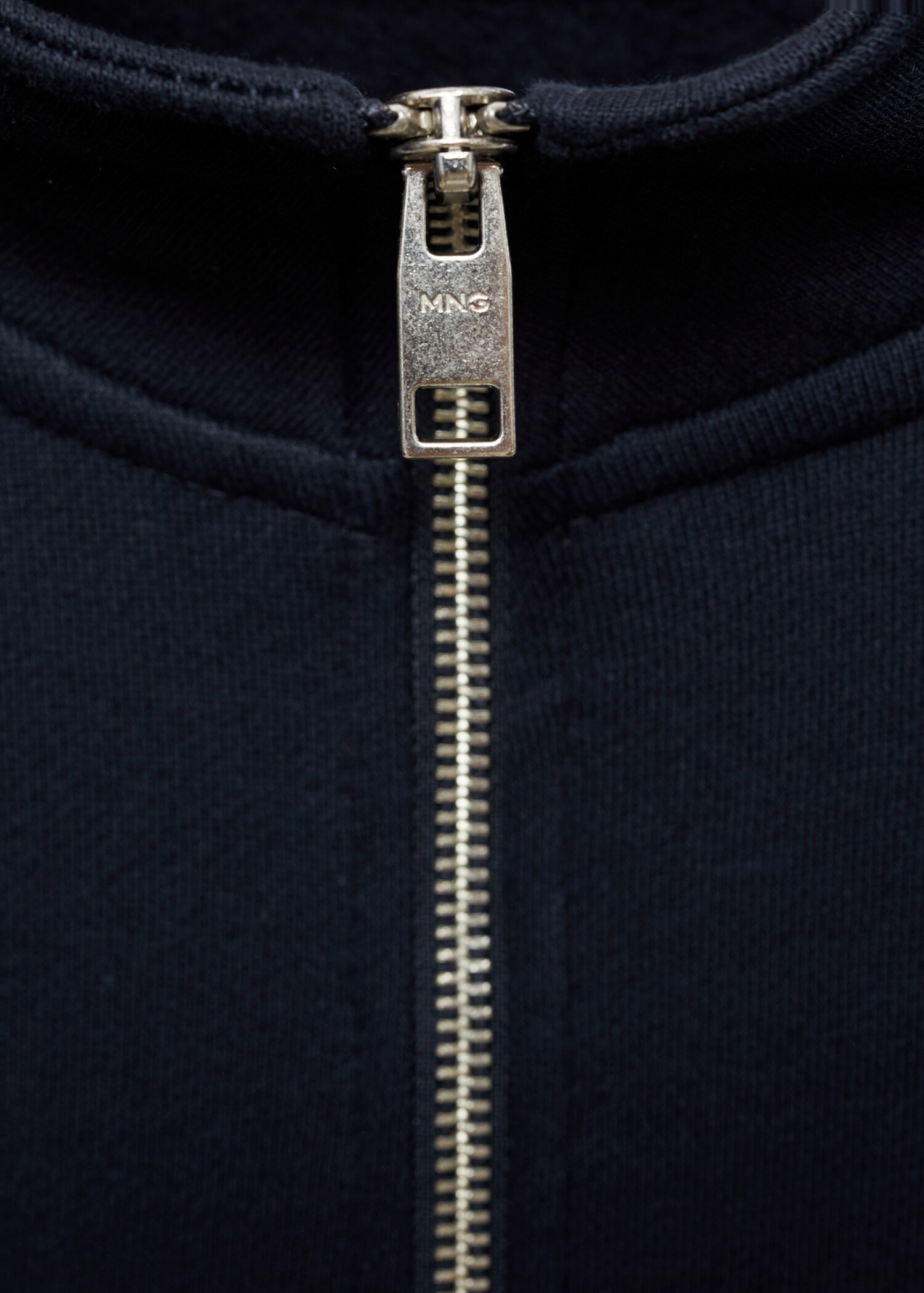 Cotton sweatshirt with zip neck - Details of the article 8