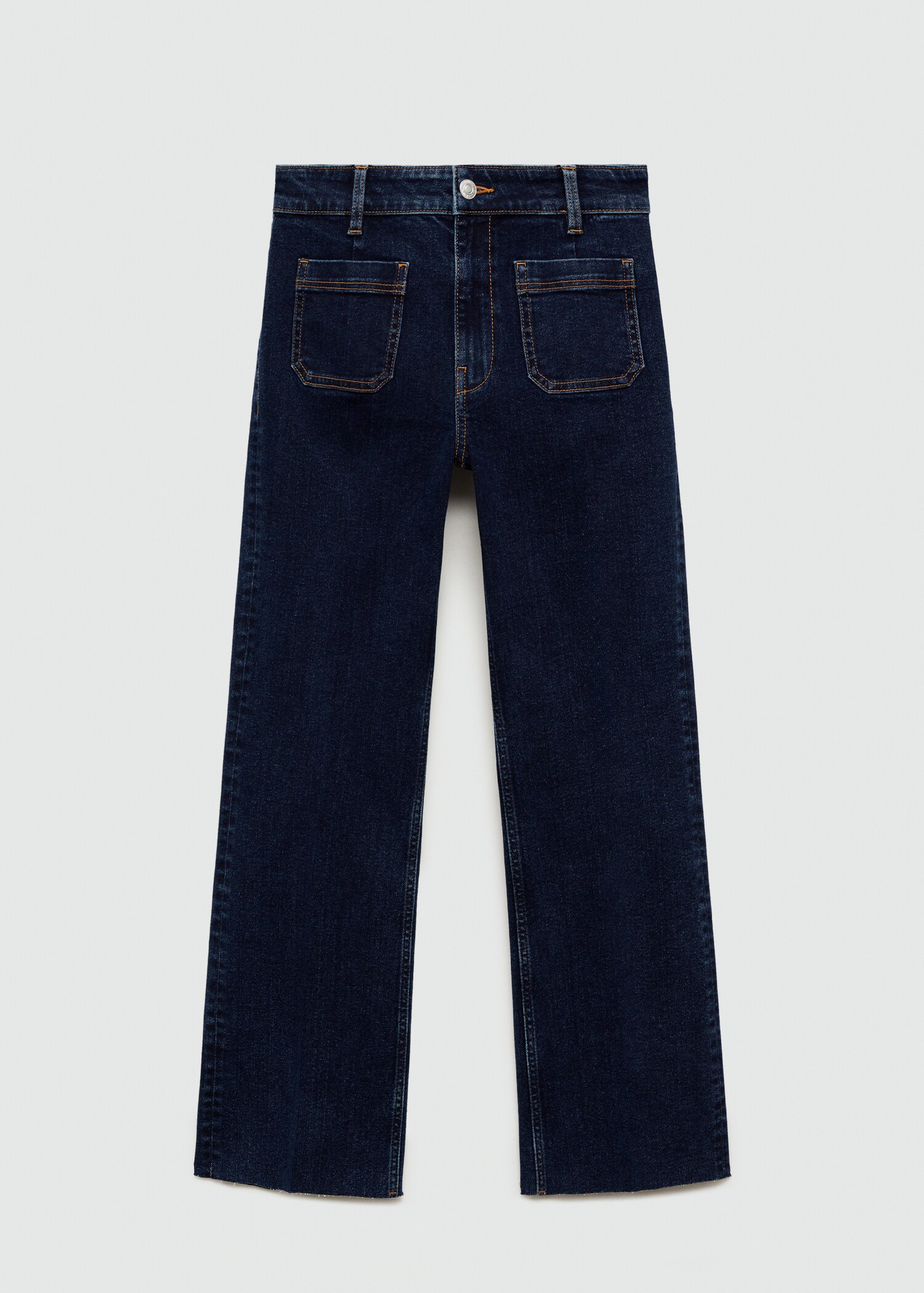 Flared-Jeans mit Taschen in Cropped-Länge - Artikel ohne Model