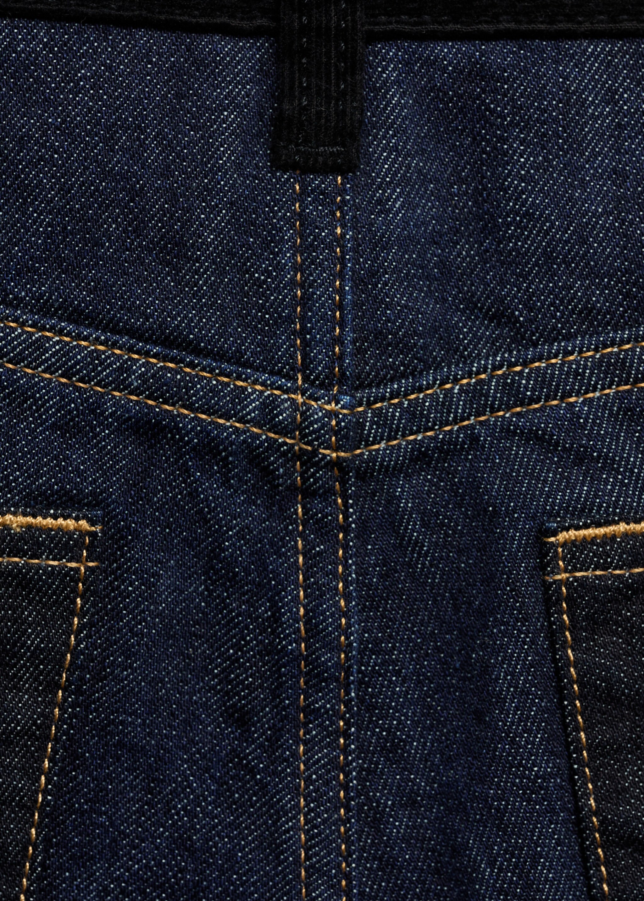 Jean droit taille haute - Détail de l'article 0, Bleu foncé. Ref: 77007128-00.
